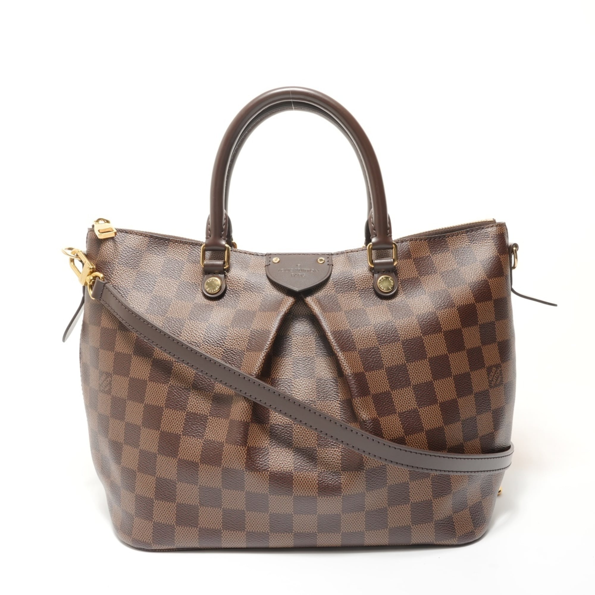 Louis Vuitton Brown Damier Canvas Ebene Handbag (Pre-Owned)