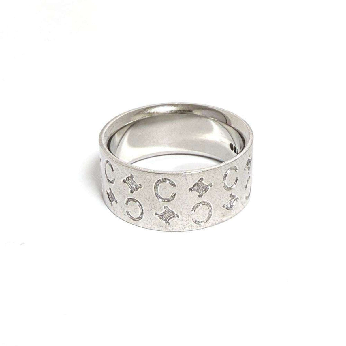 Celine Silver Band Ring (Pre-Owned)