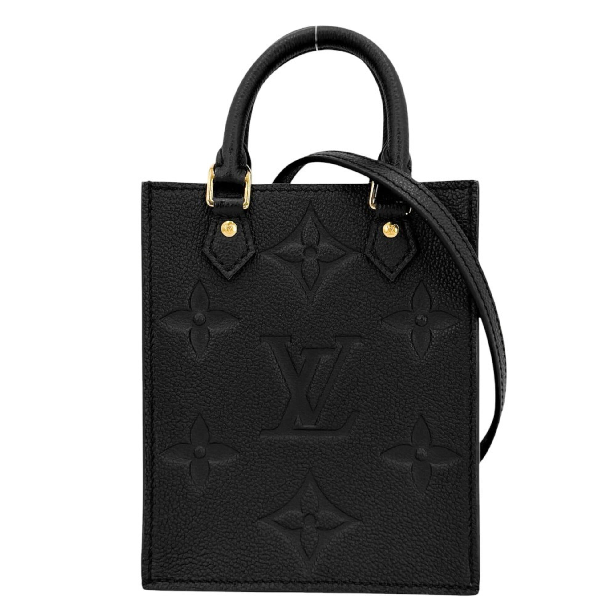 Louis Vuitton Noir Monogram Empreinte Handbag Pochette Shoulder Bag (Pre-Owned)