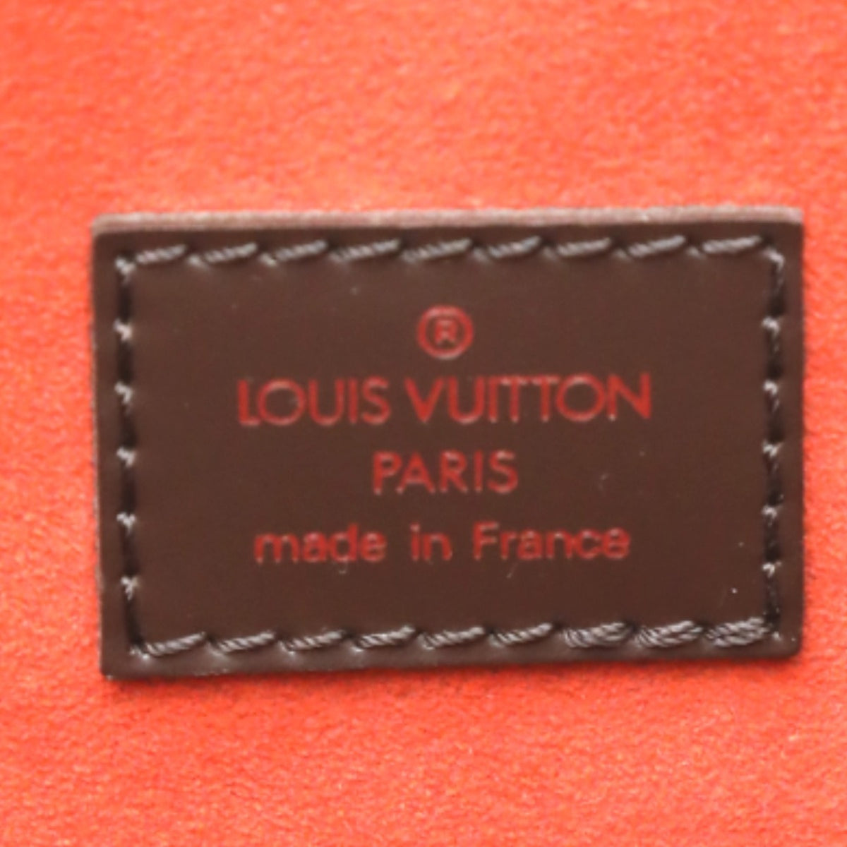 Louis Vuitton Brown Damier Canvas Ebene Damier Canvas Handbag Tote Bag (Pre-Owned)