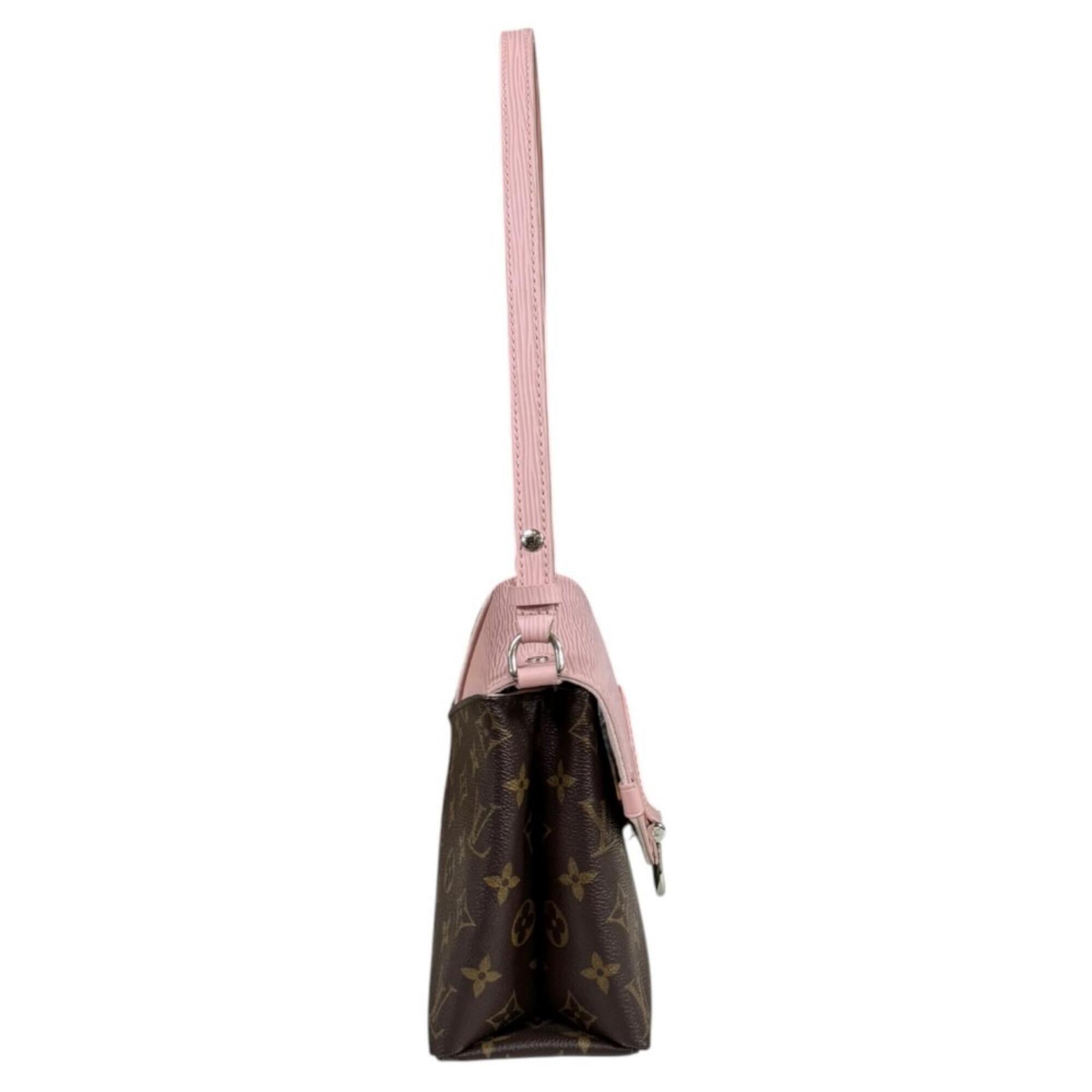 Louis Vuitton Monogram Brown Rose Ballerine Monogram Epi Leather Handbag Shoulder Bag (Pre-Owned)