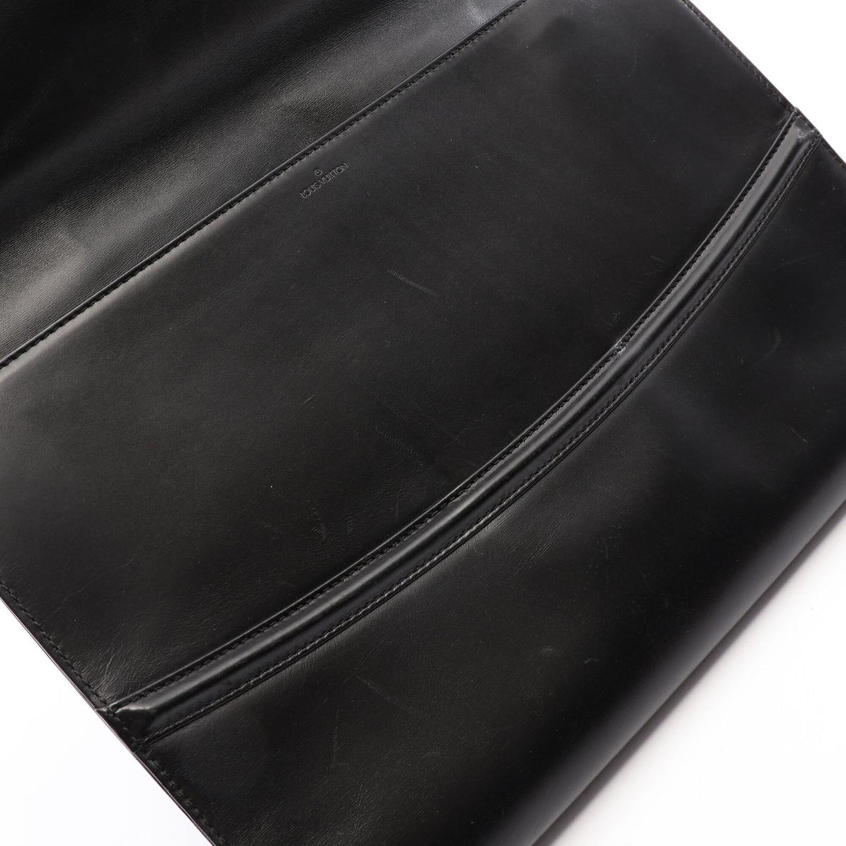Louis Vuitton Black Epi Leather Clutch Bag Handbag (Pre-Owned)