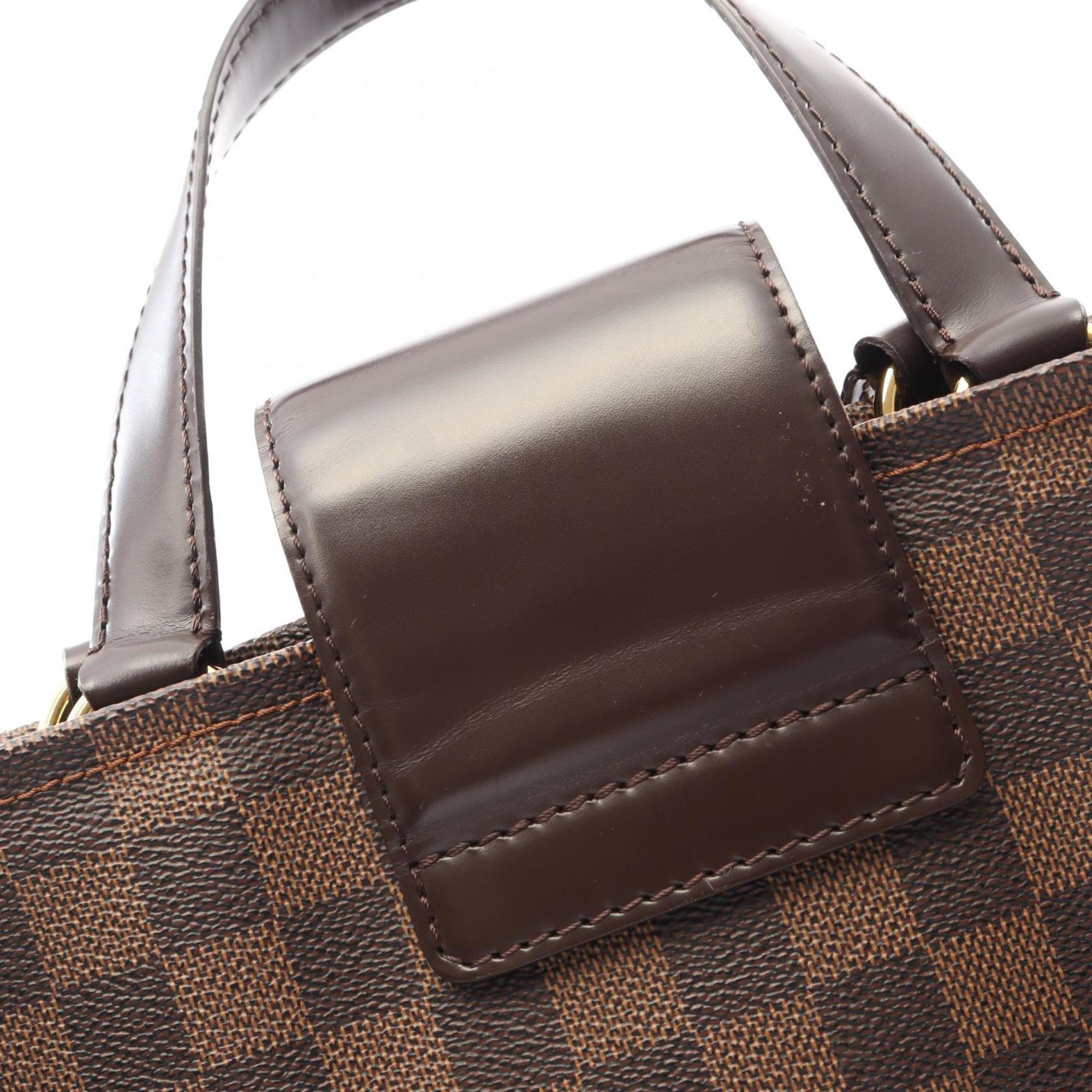 Louis Vuitton Brown Damier Canvas Rose Coated Canvas Handbag (Pre-Owned)