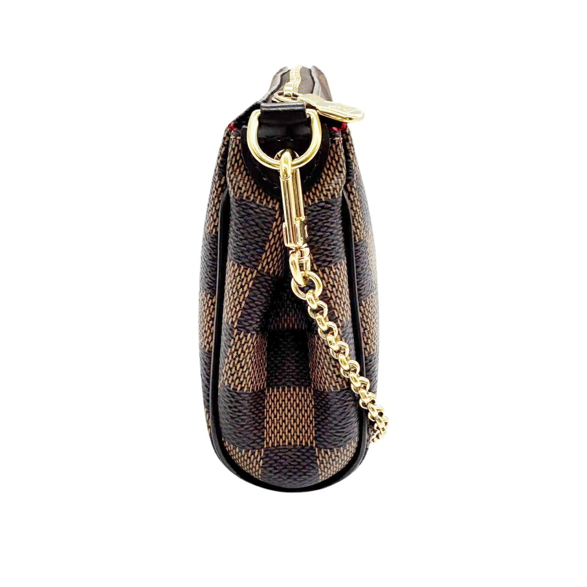 Louis Vuitton Brown Damier Canvas Ebene Damier Canvas Pochette Shoulder Bag (Pre-Owned)