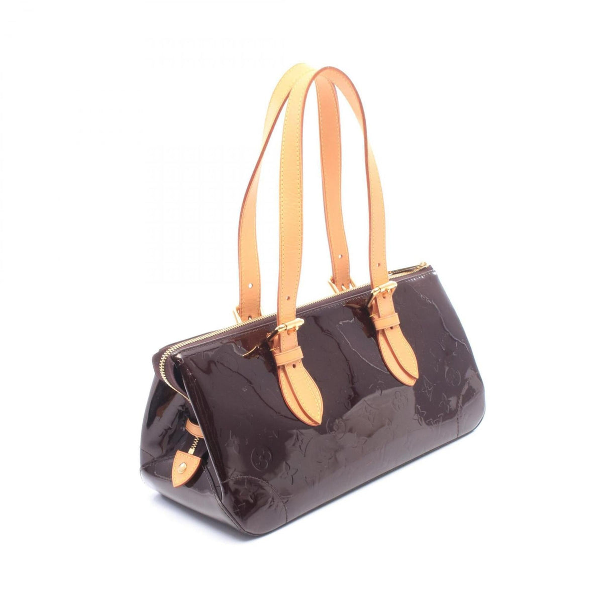 Louis Vuitton Purple Leather Handbag (Pre-Owned)