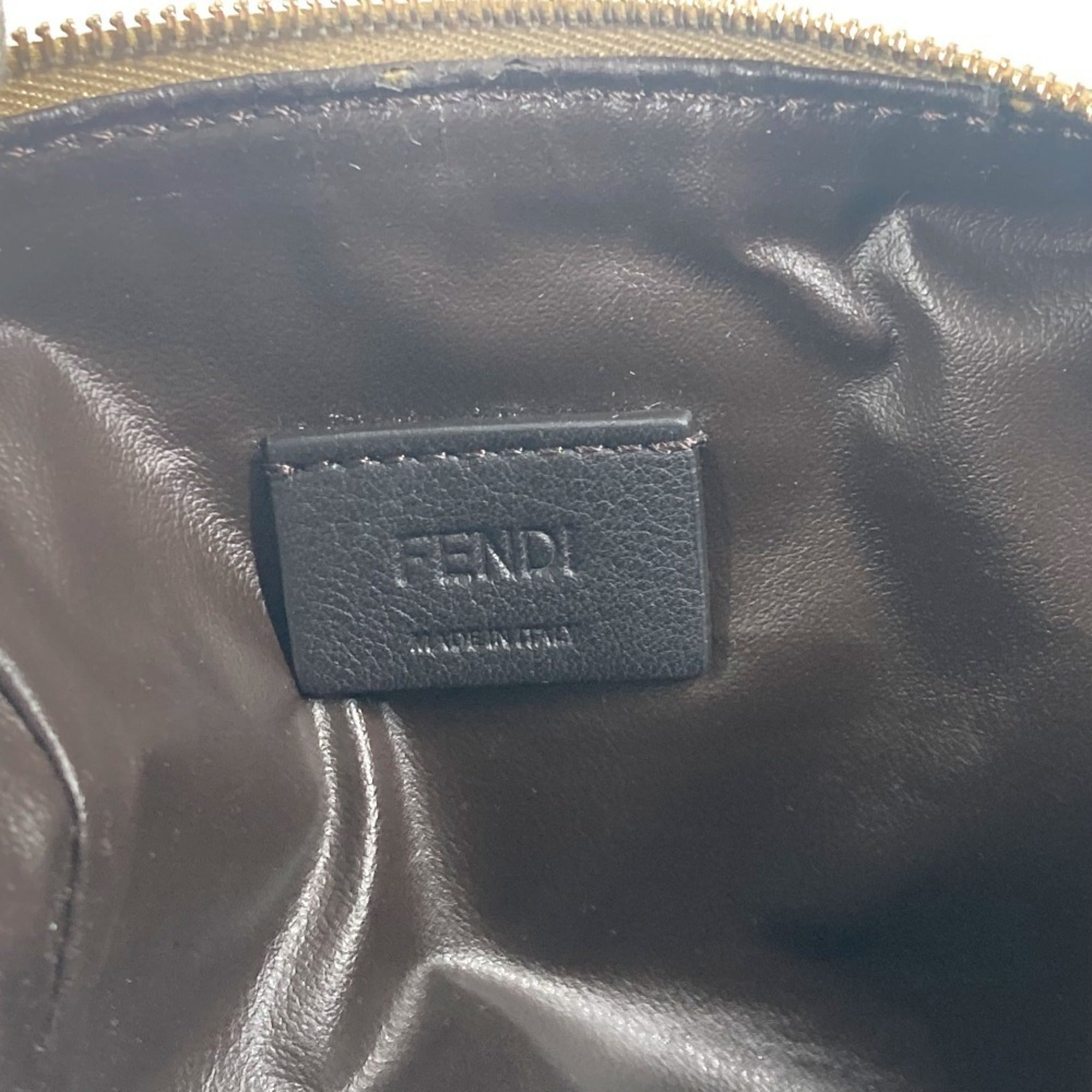 Fendi Beige Nylon Pouch (Pre-Owned)