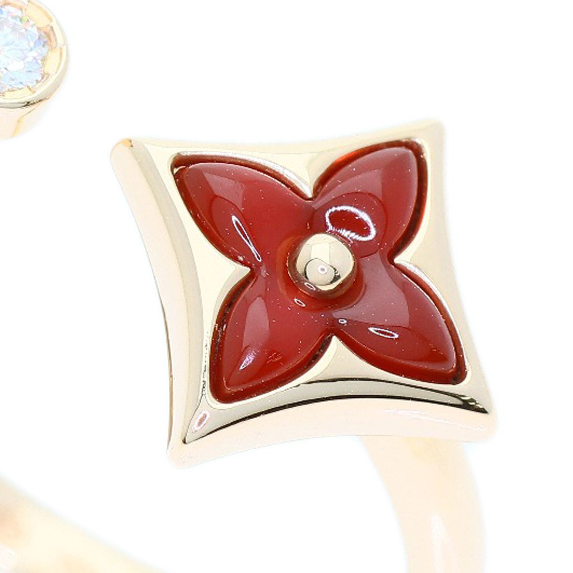 Louis Vuitton Pink Gold (18K) Band Ring (Pre-Owned)