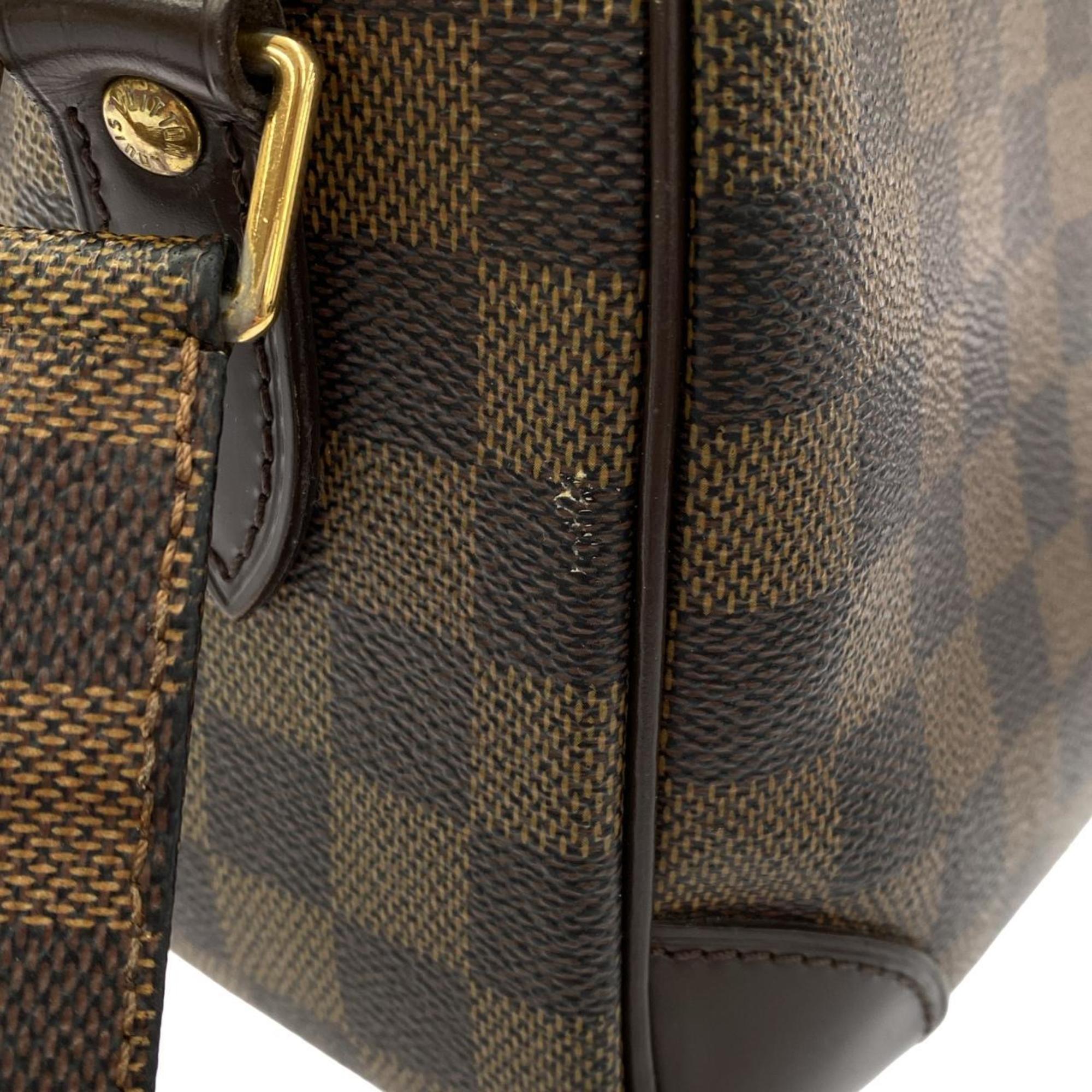 Louis Vuitton Brown Coated Canvas Shoulder Bag (Pre-Owned)