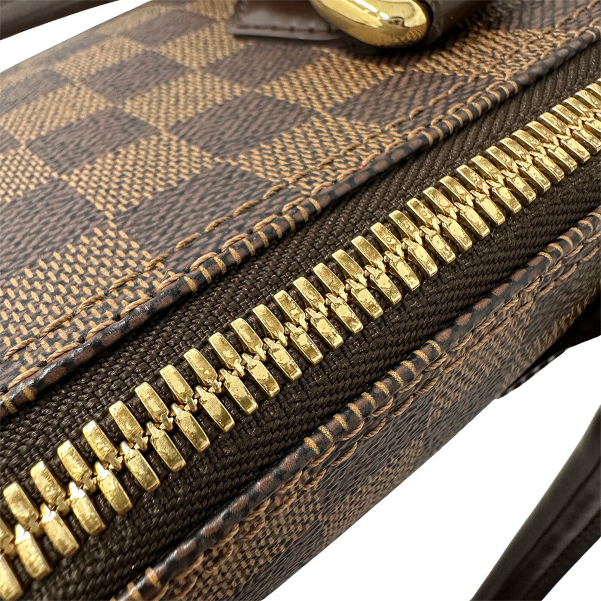 Louis Vuitton Brown Ebene Damier Canvas Handbag Tote Bag (Pre-Owned)