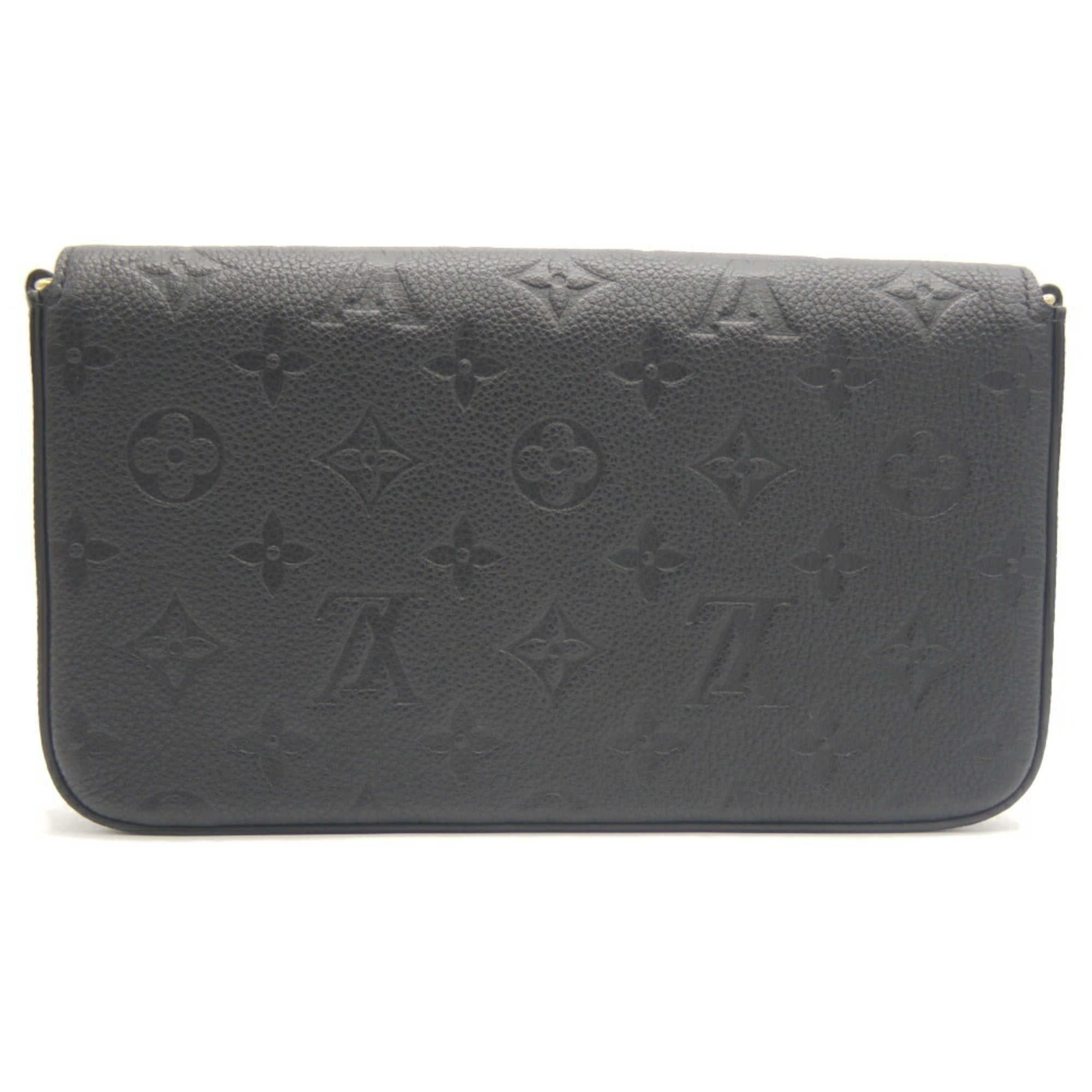Louis Vuitton Black Monogram Noir Monogram Empreinte Clutch Bag Pouch Shoulder Bag (Pre-Owned)