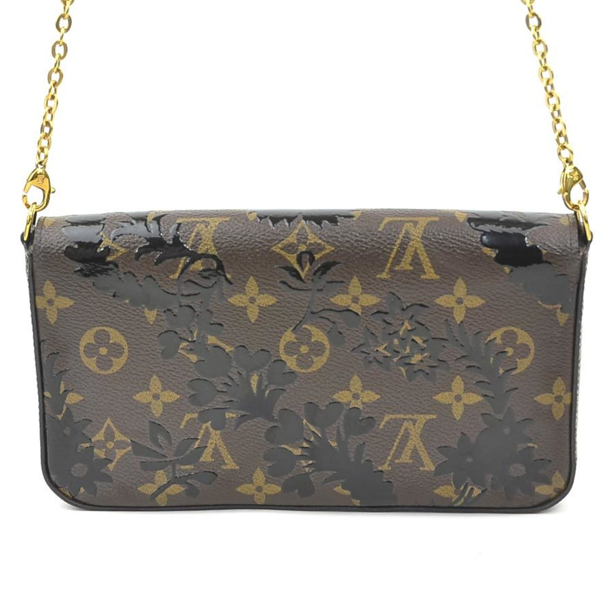 Louis Vuitton Black Brown Monogram Monogram Pochette Shoulder Bag (Pre-Owned)