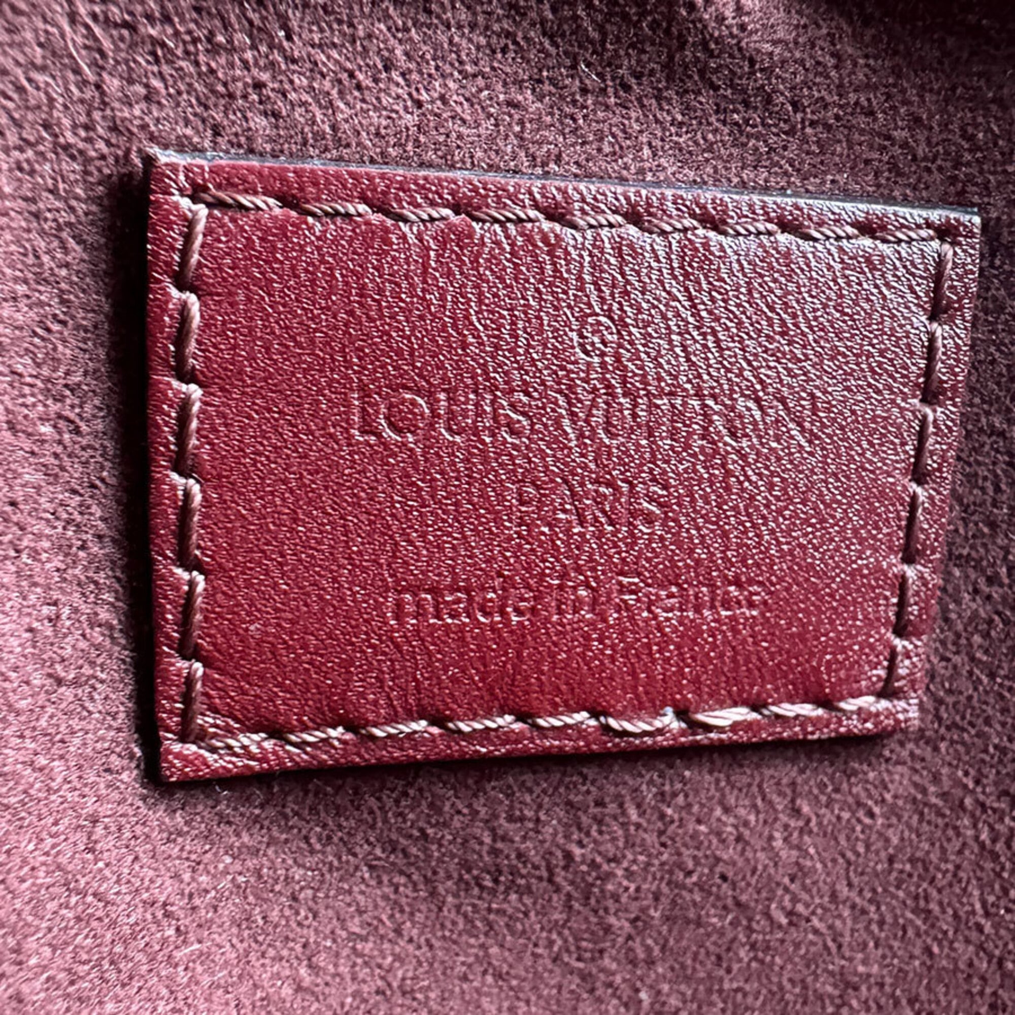 Louis Vuitton Bordeaux Brown Monogram Canvas Handbag Shoulder Bag (Pre-Owned)