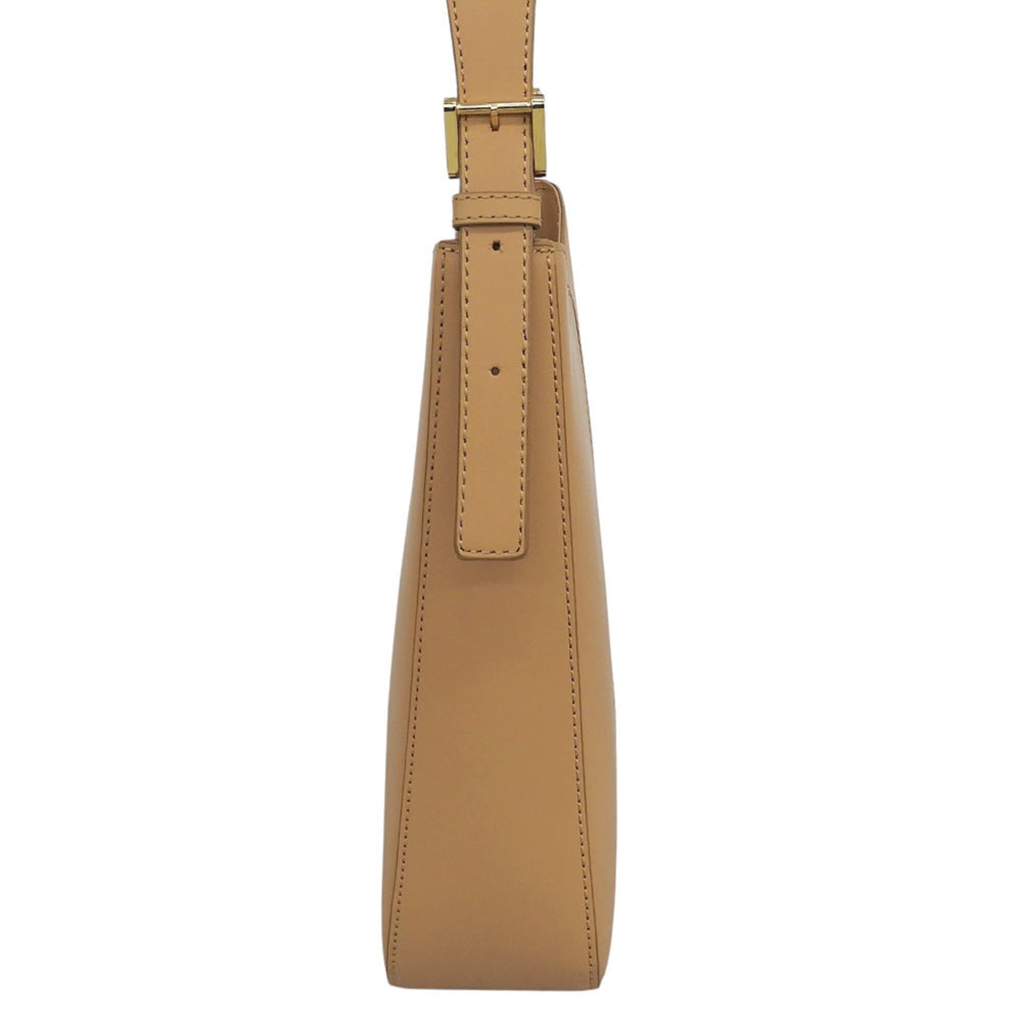 Burberry Beige Leather Shoulder Bag (Pre-Owned)