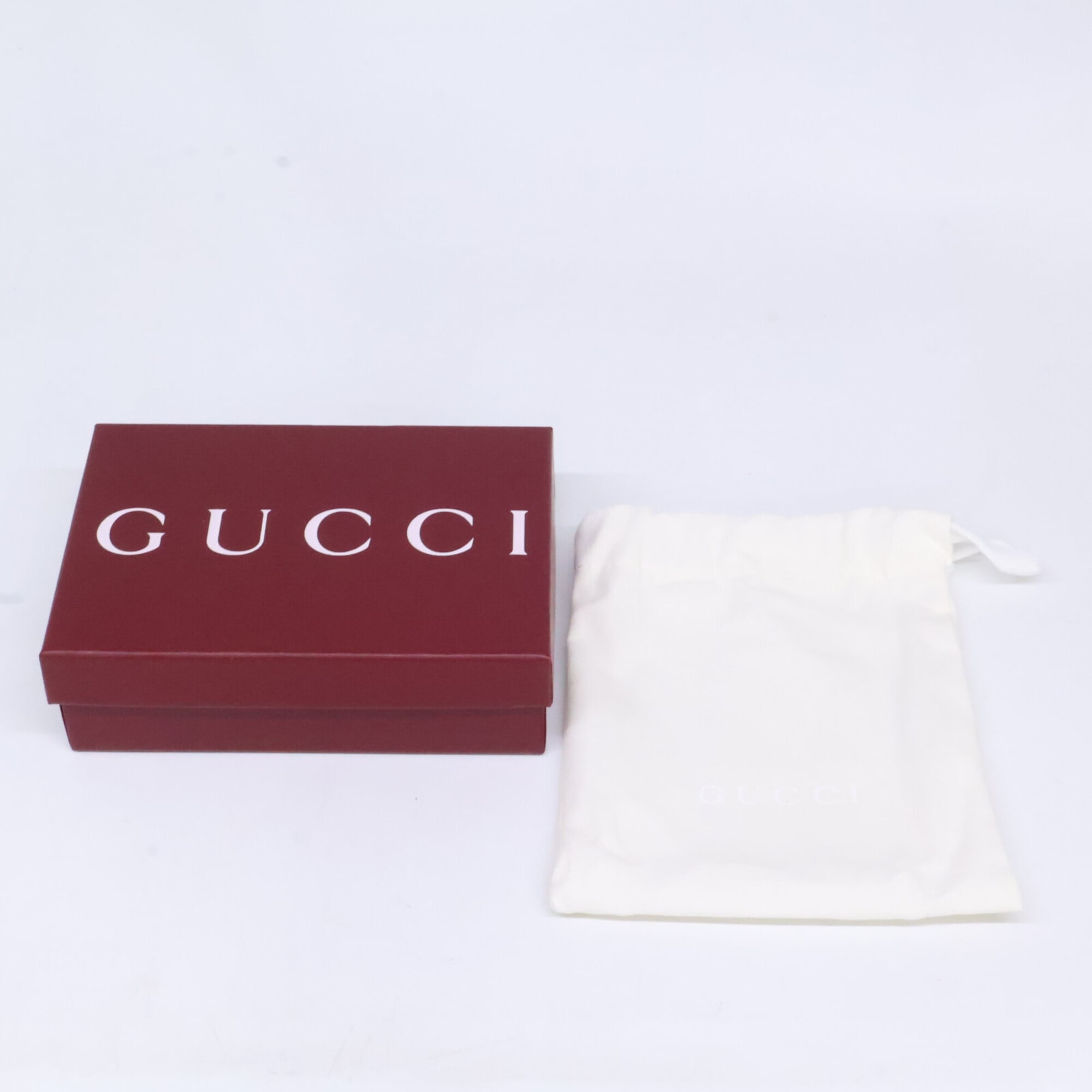 Gucci Light Beige Leather Wallet (Tri-Fold) (Pre-Owned)