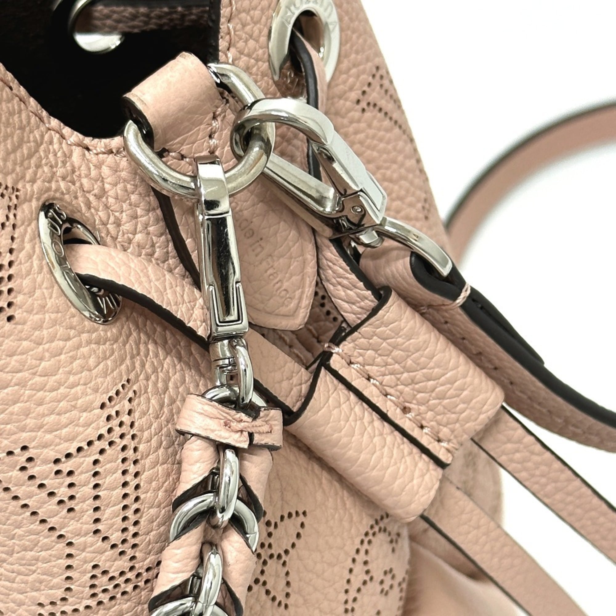 Louis Vuitton Mahina Magnolia Pink Mahina Leather Shoulder Bag (Pre-Owned)