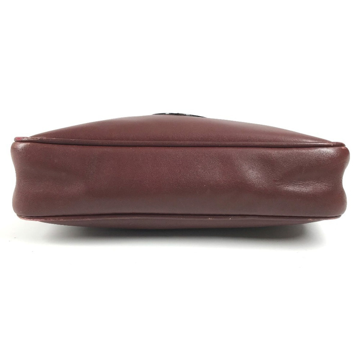 Cartier Wine Red Leather Shoulder Bag (Pre-Owned)