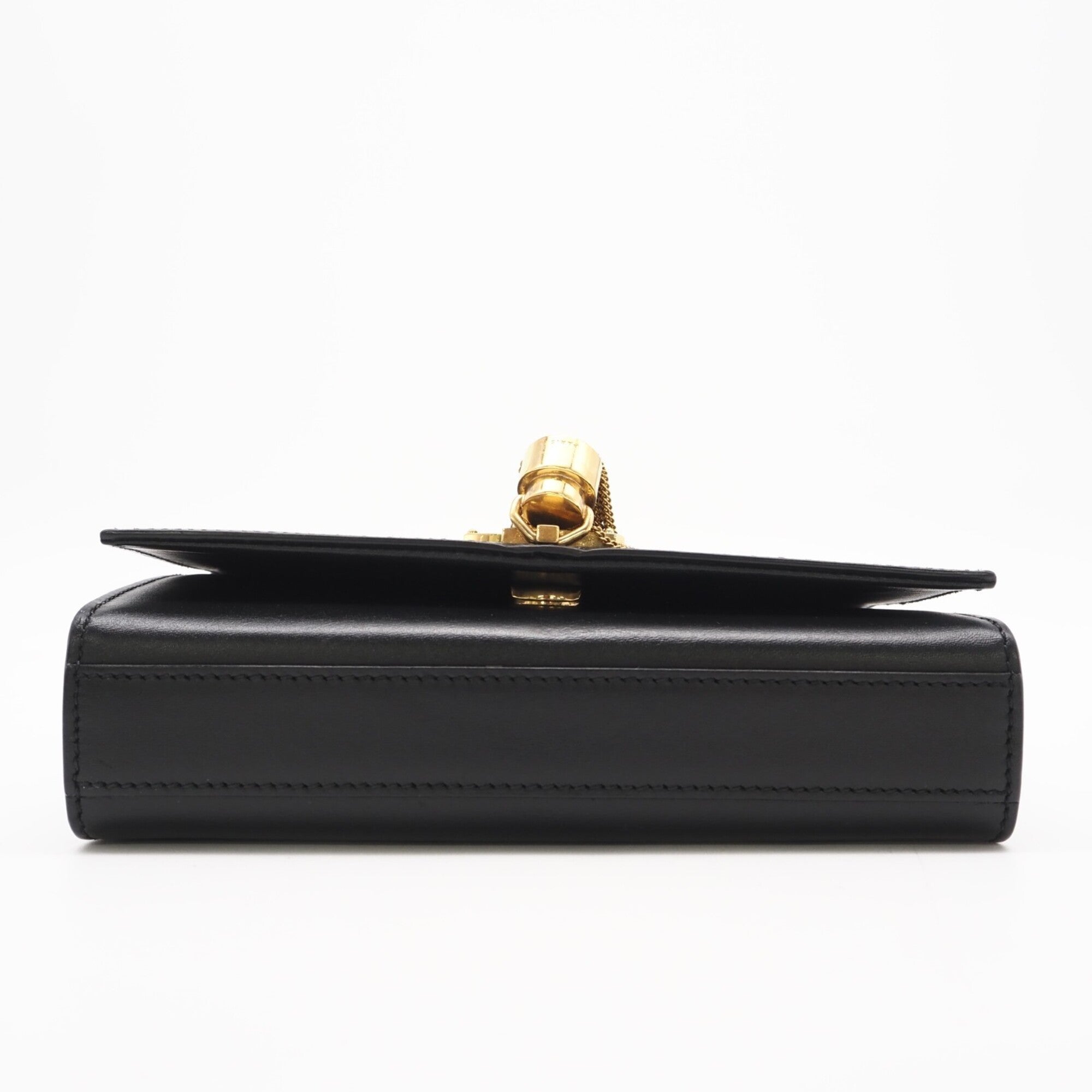 Yves Saint Laurent Black Leather Shoulder Bag (Pre-Owned)