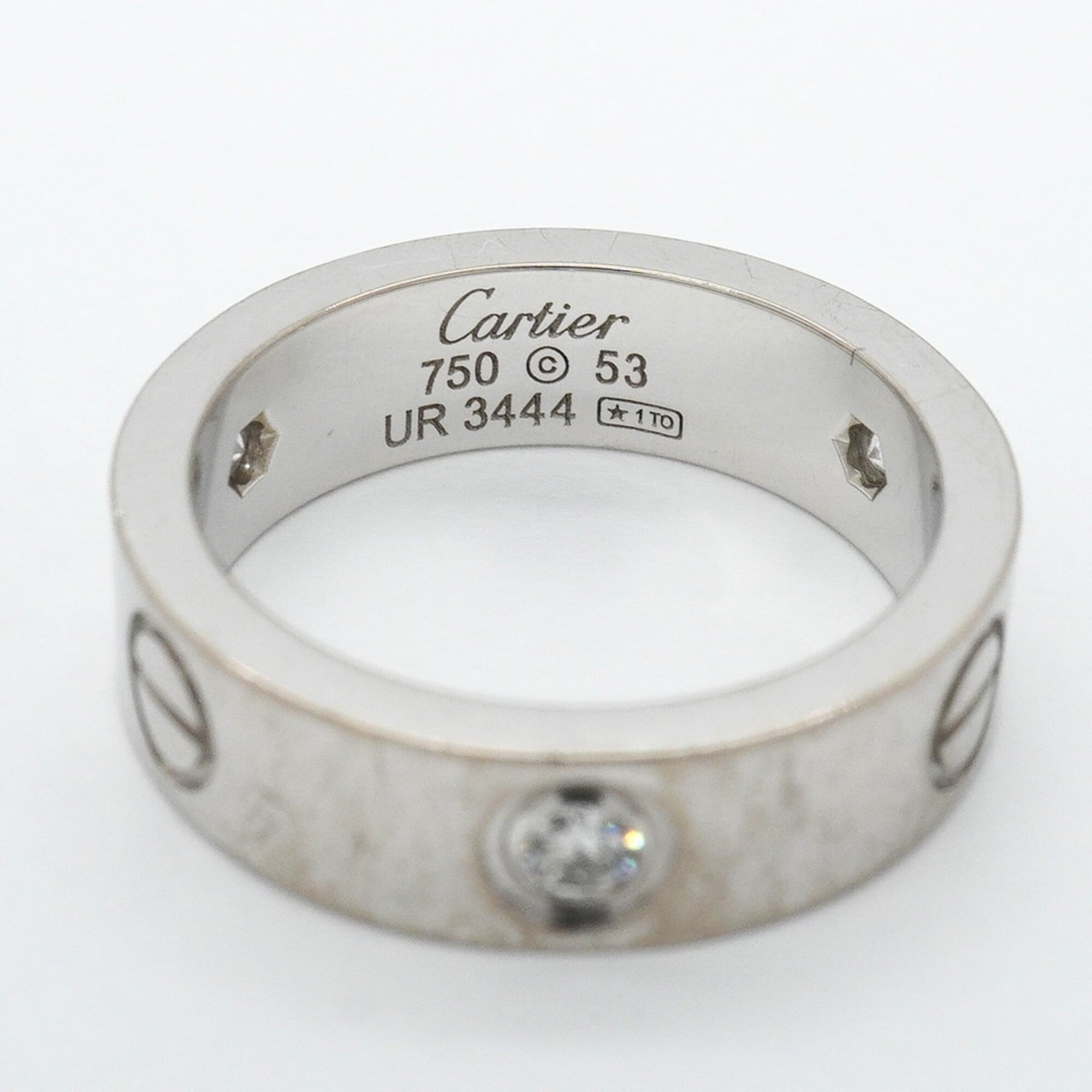 Cartier White Gold (18K) Band Ring (Pre-Owned)