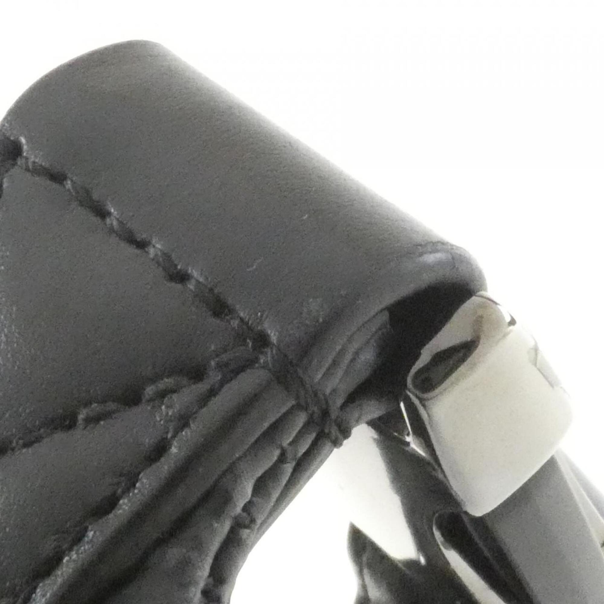 Louis Vuitton Black Coated Canvas Shoulder Bag (Pre-Owned)