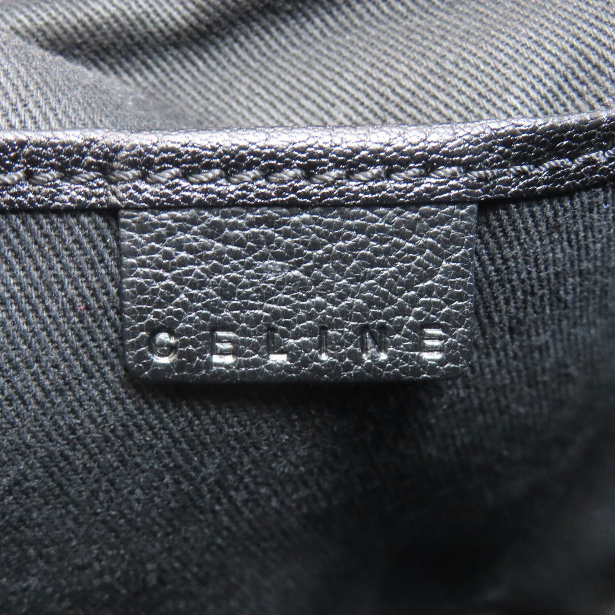 Celine Black Canvas Shoulder Bag (Pre-Owned)