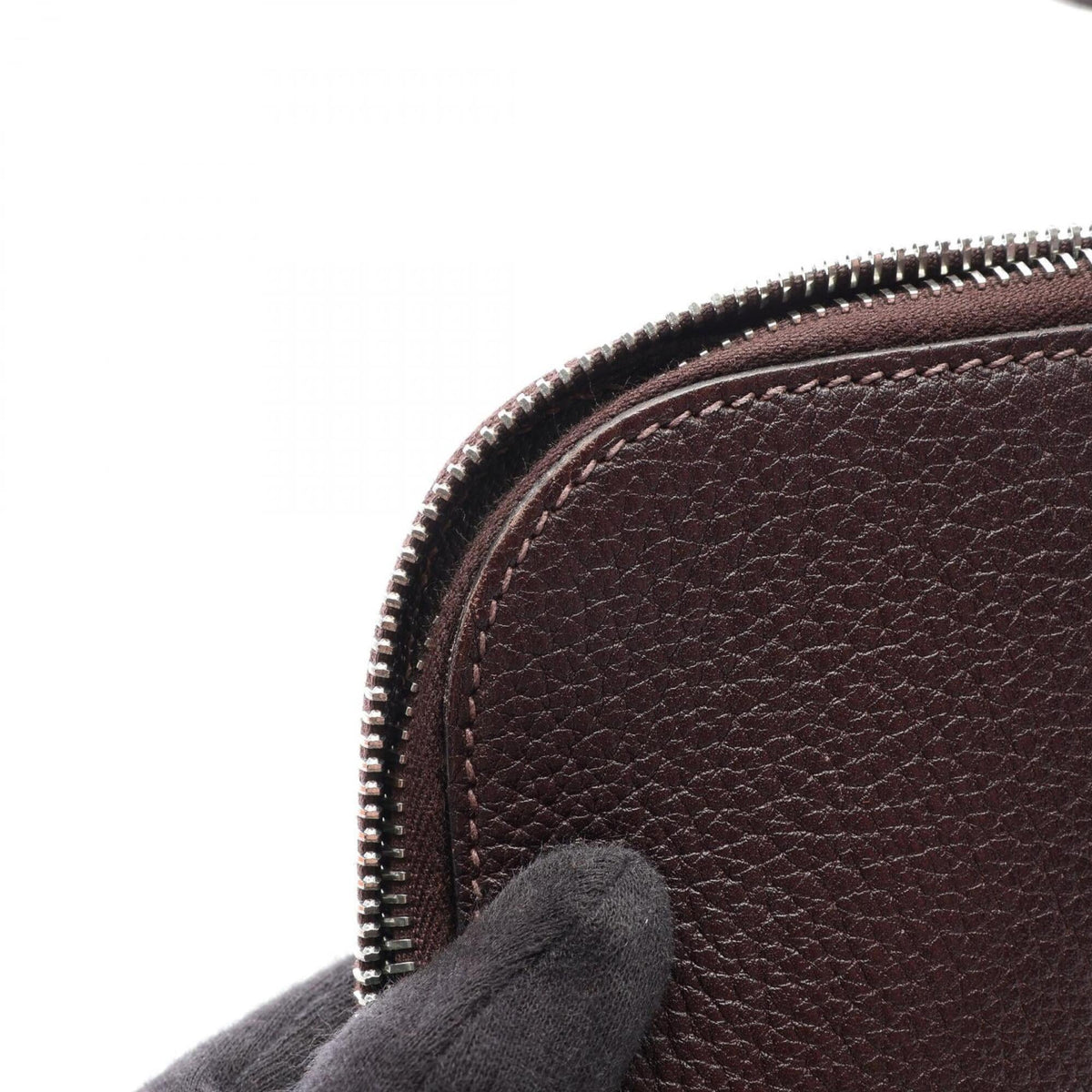 Hermes Brown Togo Leather Handbag (Pre-Owned)