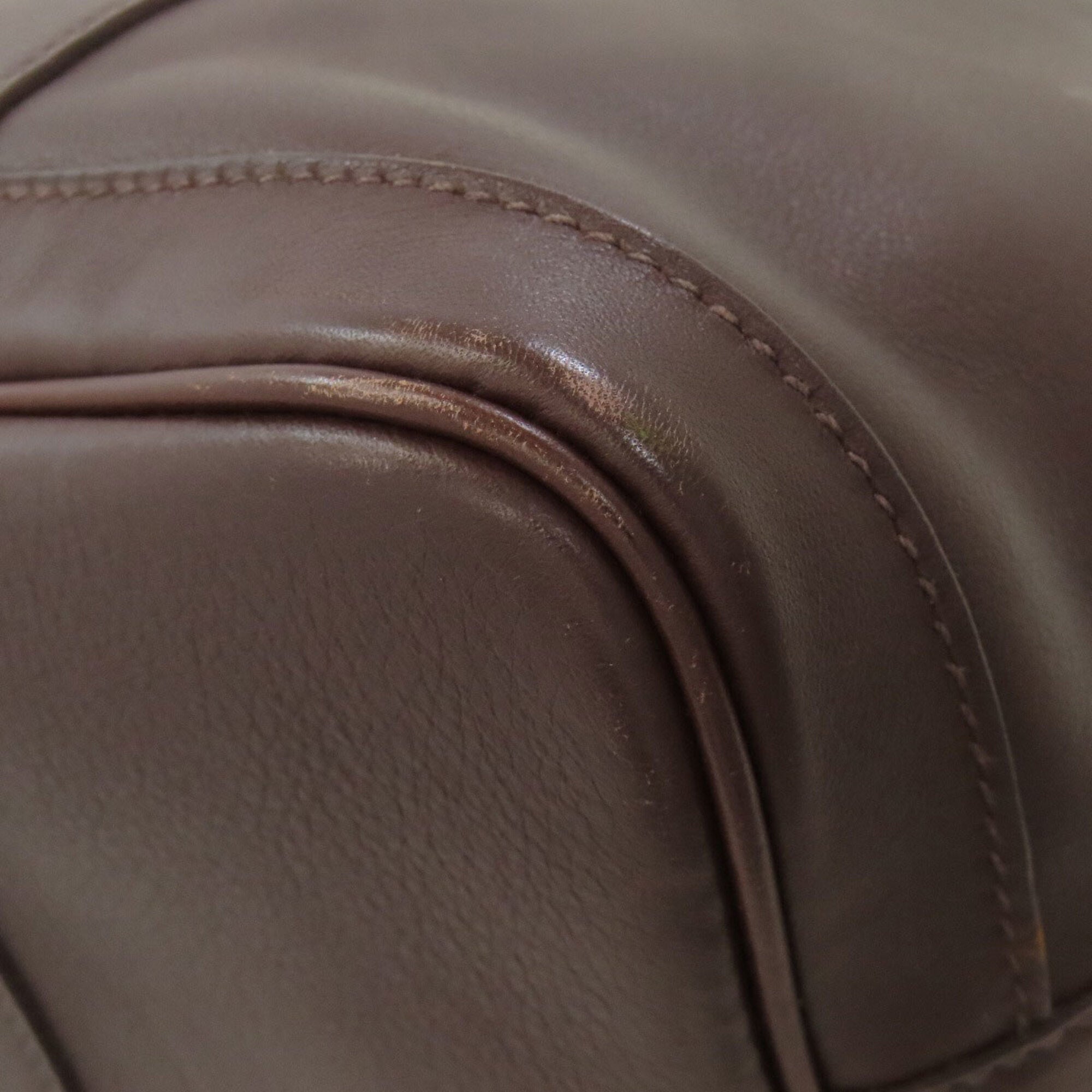 Hermes Havane Swift Leather Handbag (Pre-Owned)
