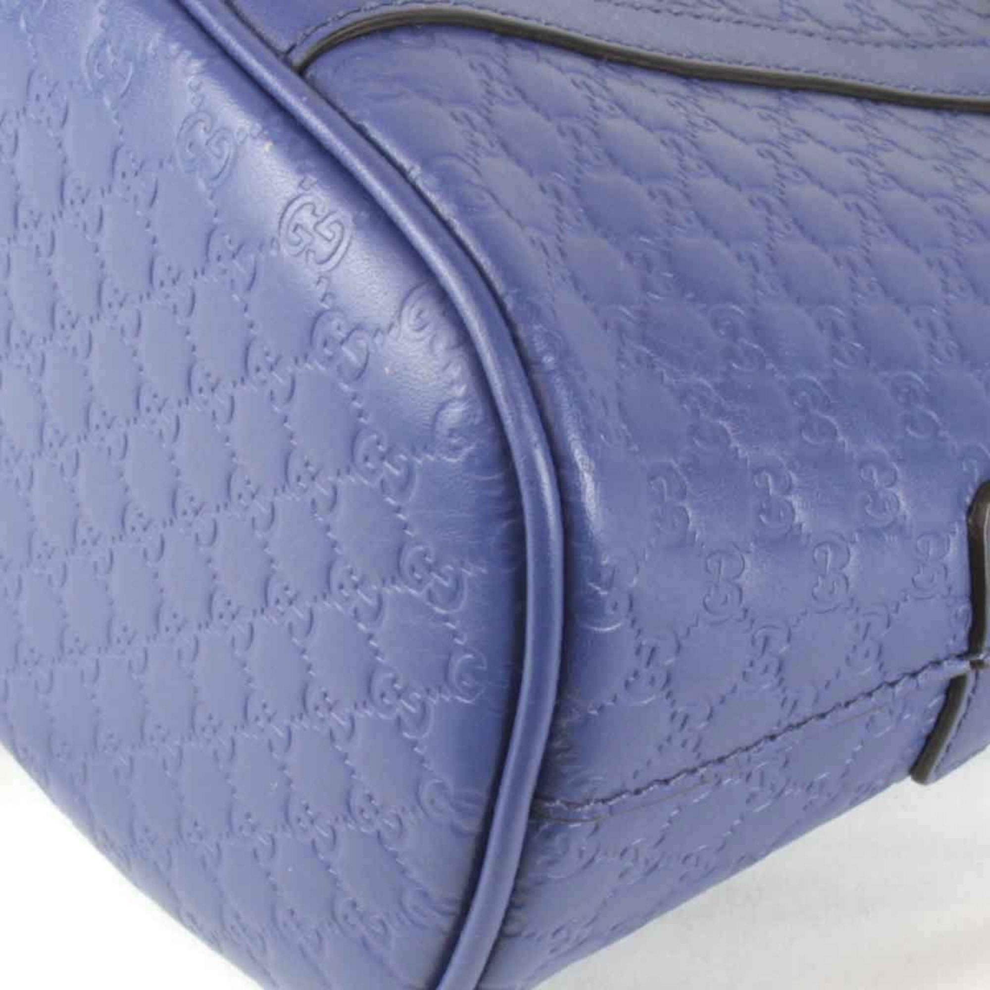 Gucci Blue Leather Handbag (Pre-Owned)