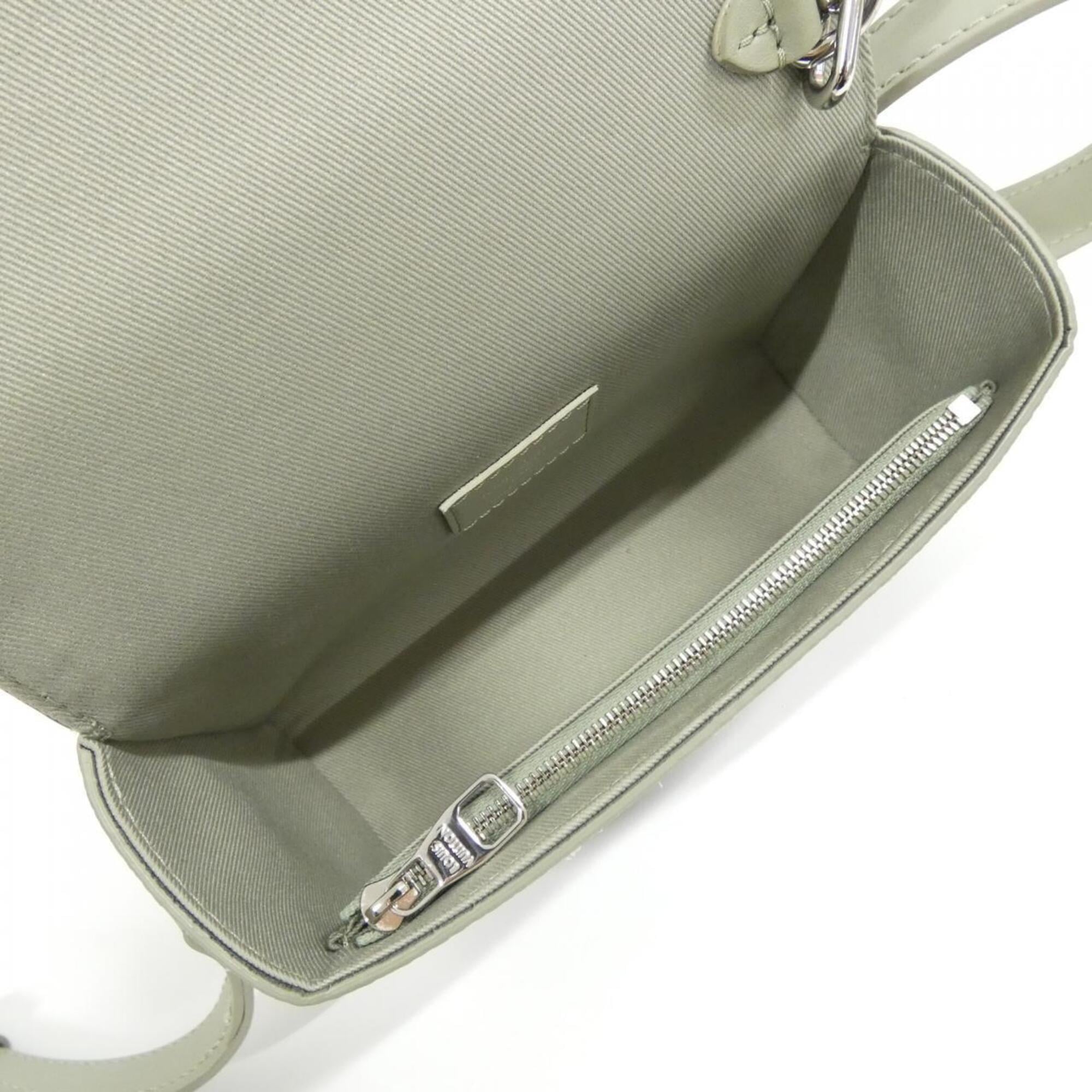 Louis Vuitton Khaki Vert Coated Canvas Shoulder Bag (Pre-Owned)