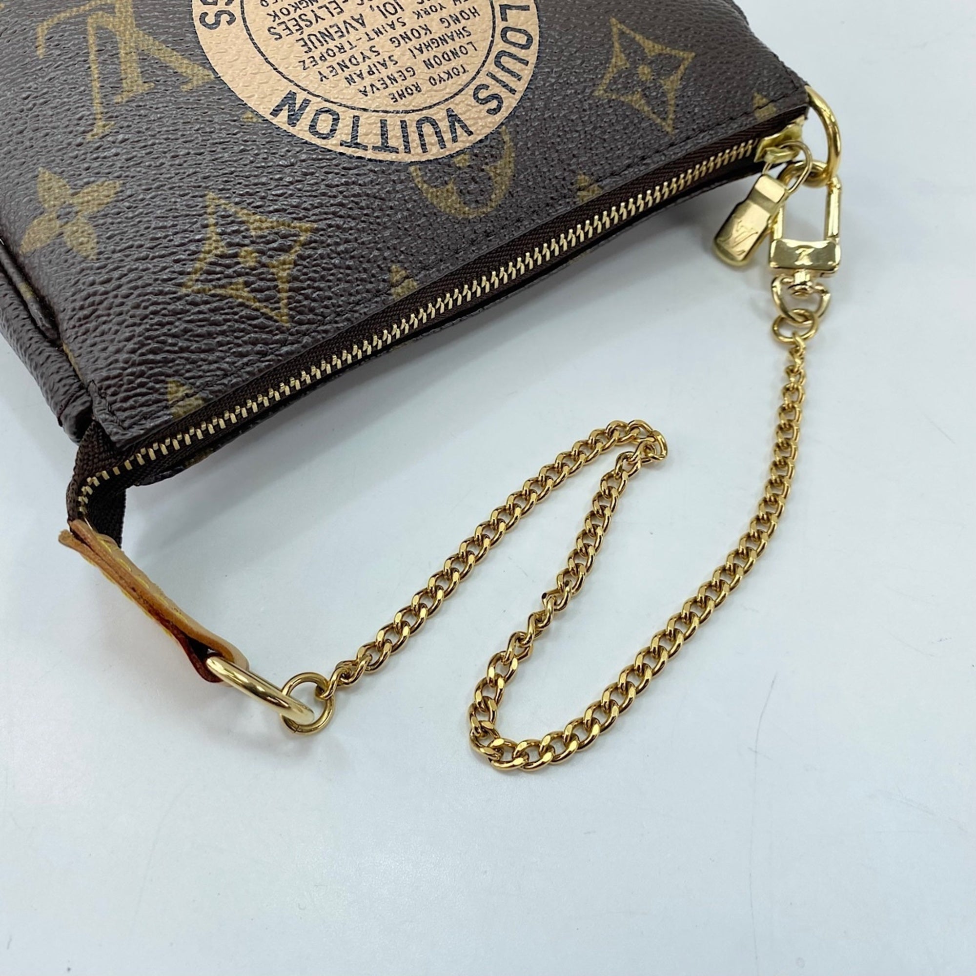 Louis Vuitton Brown Handbag Pochette (Pre-Owned)