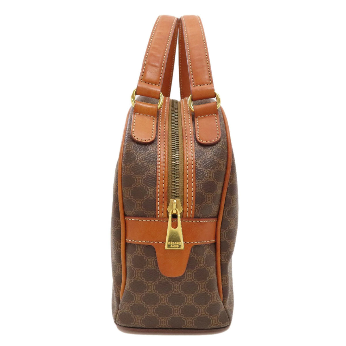 Celine Macadam Brown Pvc Handbag (Pre-Owned)
