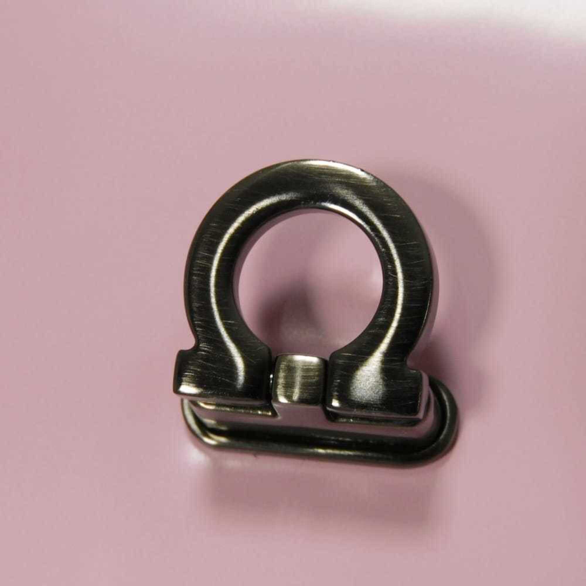 Salvatore Ferragamo Pink Leather Long Wallet (Tri-Fold) (Pre-Owned)