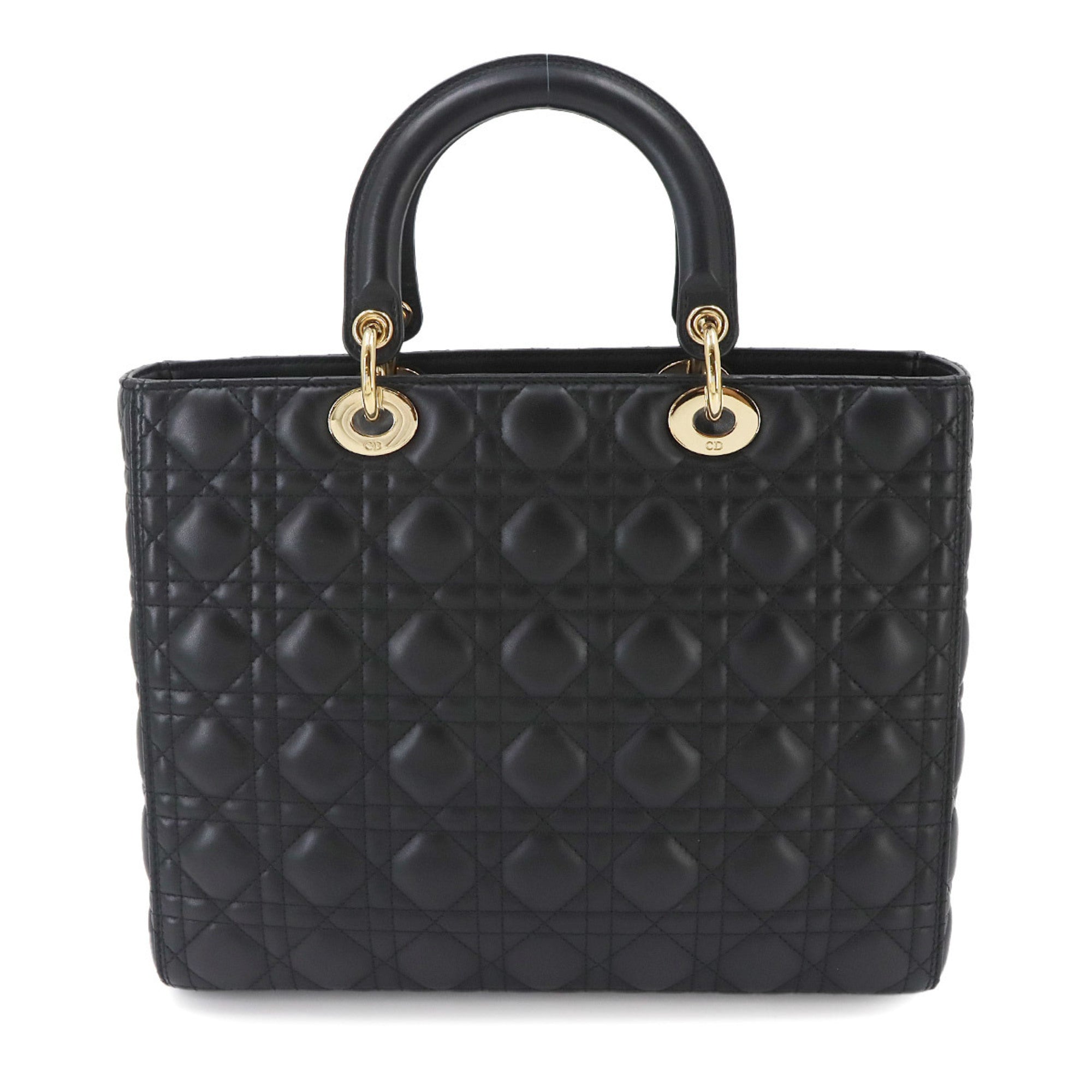 Christian Dior Black Leather Handbag (Pre-Owned)
