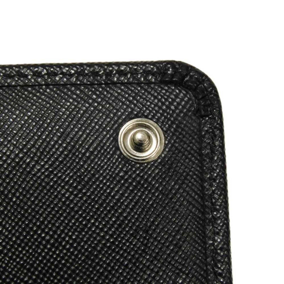 Prada Black Saffiano Long Wallet (Bi-Fold) (Pre-Owned)