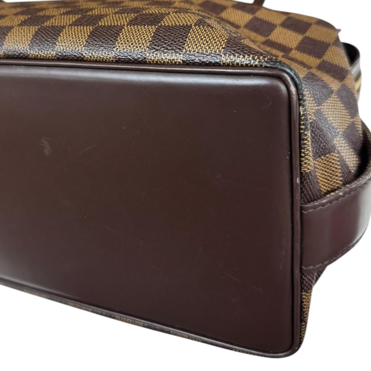 Louis Vuitton Brown Damier Canvas Ebene Galle Or Damier Canvas Tote Bag (Pre-Owned)