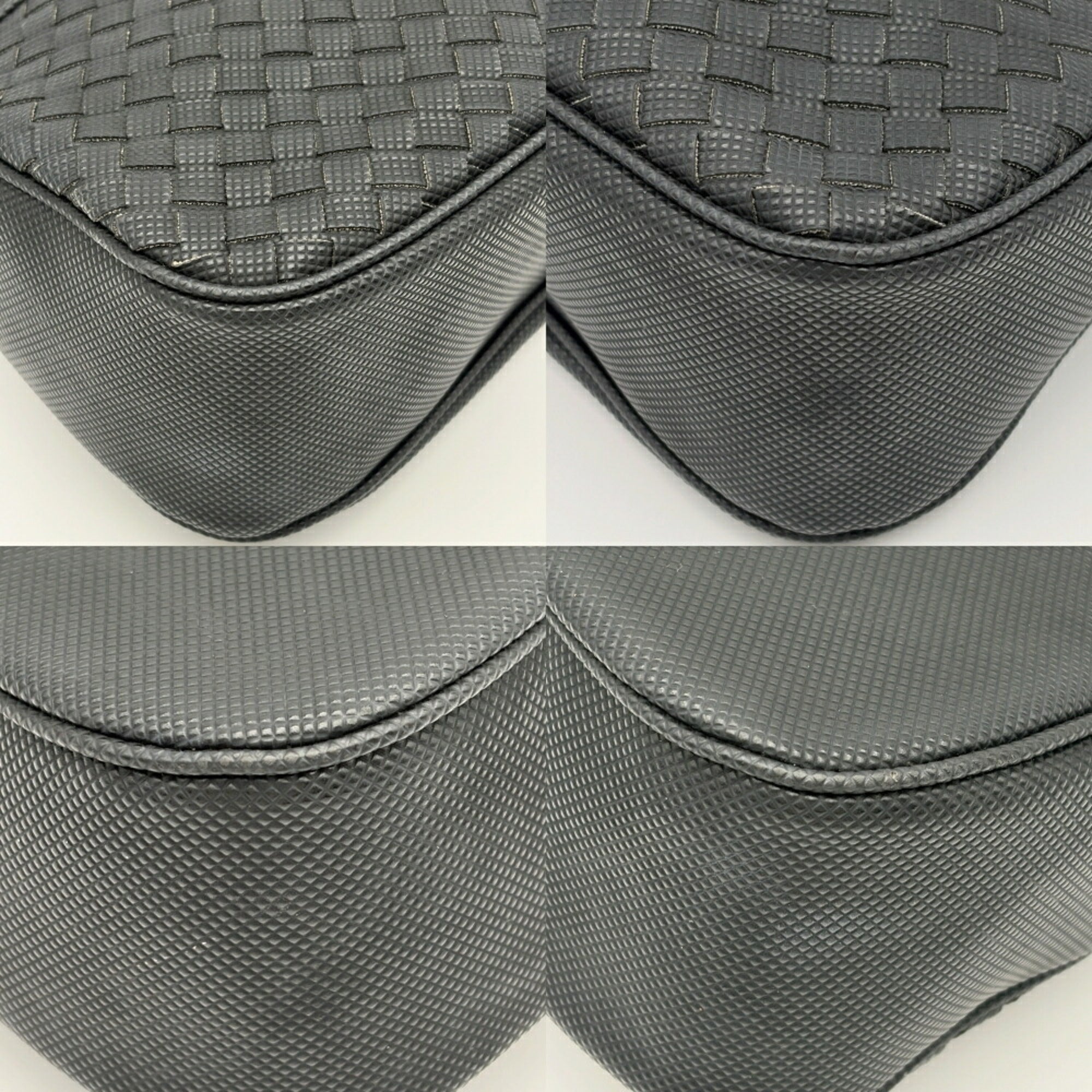 Bottega Veneta Black Pvc Shoulder Bag (Pre-Owned)