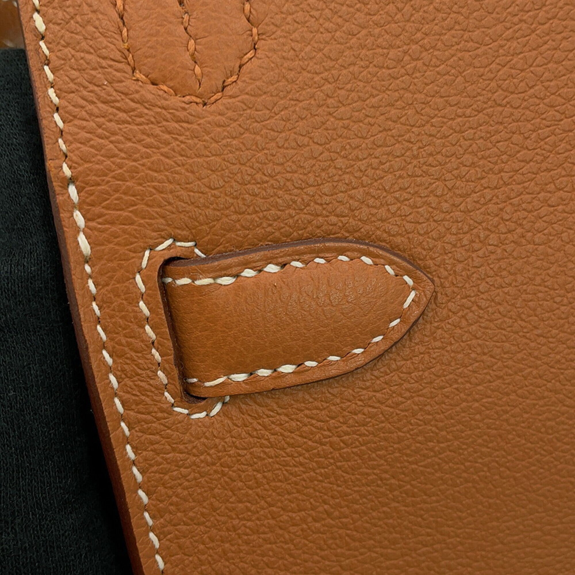 Hermes Jypsiere Gold Handbag (Pre-Owned)