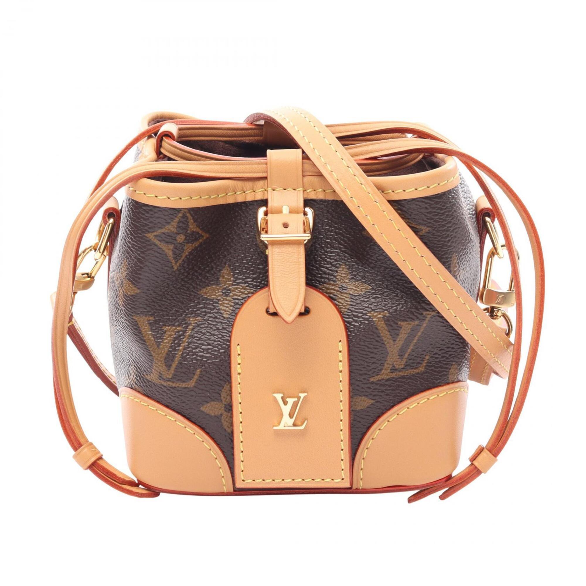 Louis Vuitton Brown Monogram Monogram Leather Handbag Shoulder Bag (Pre-Owned)