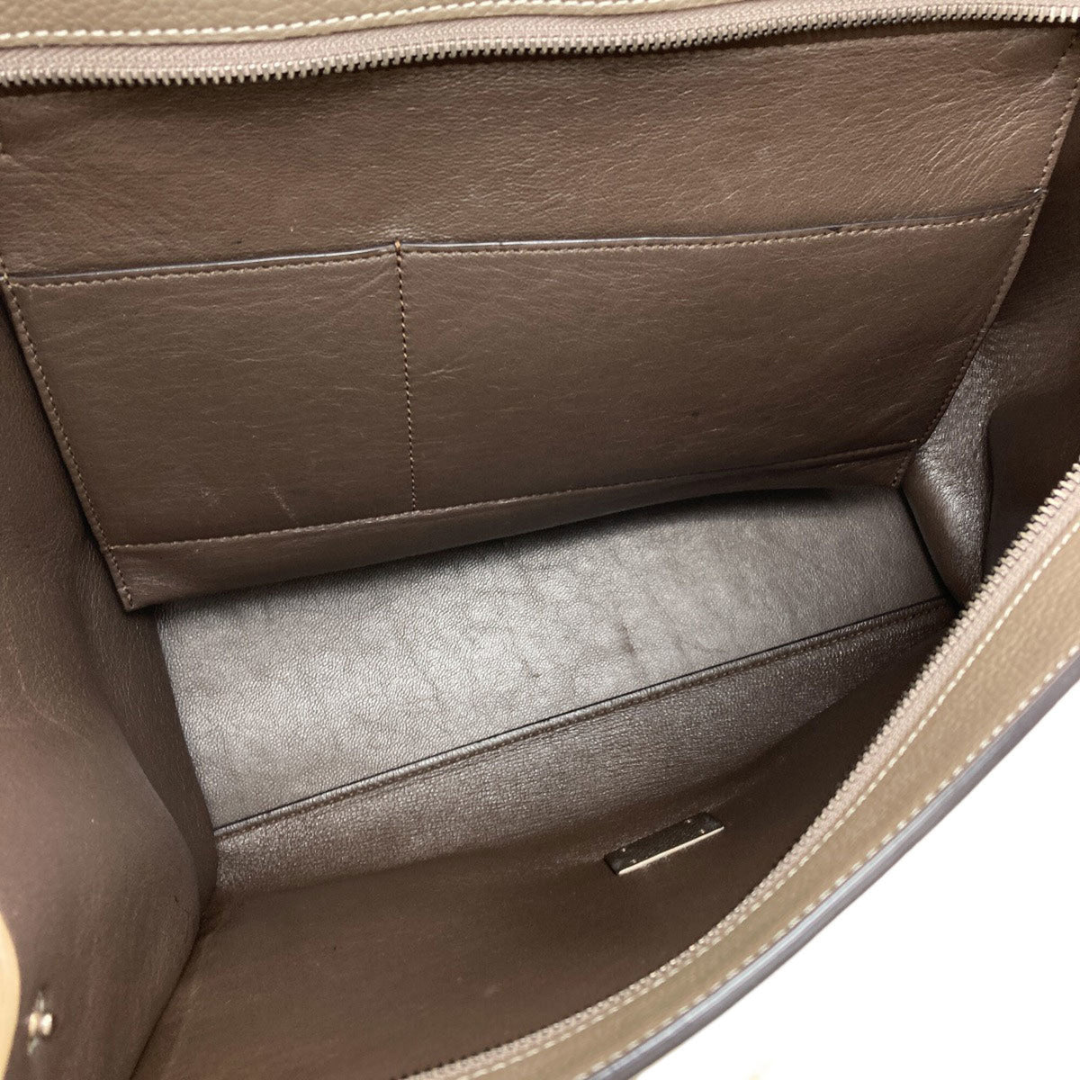Celine Trapeze Brown Leather Handbag (Pre-Owned)