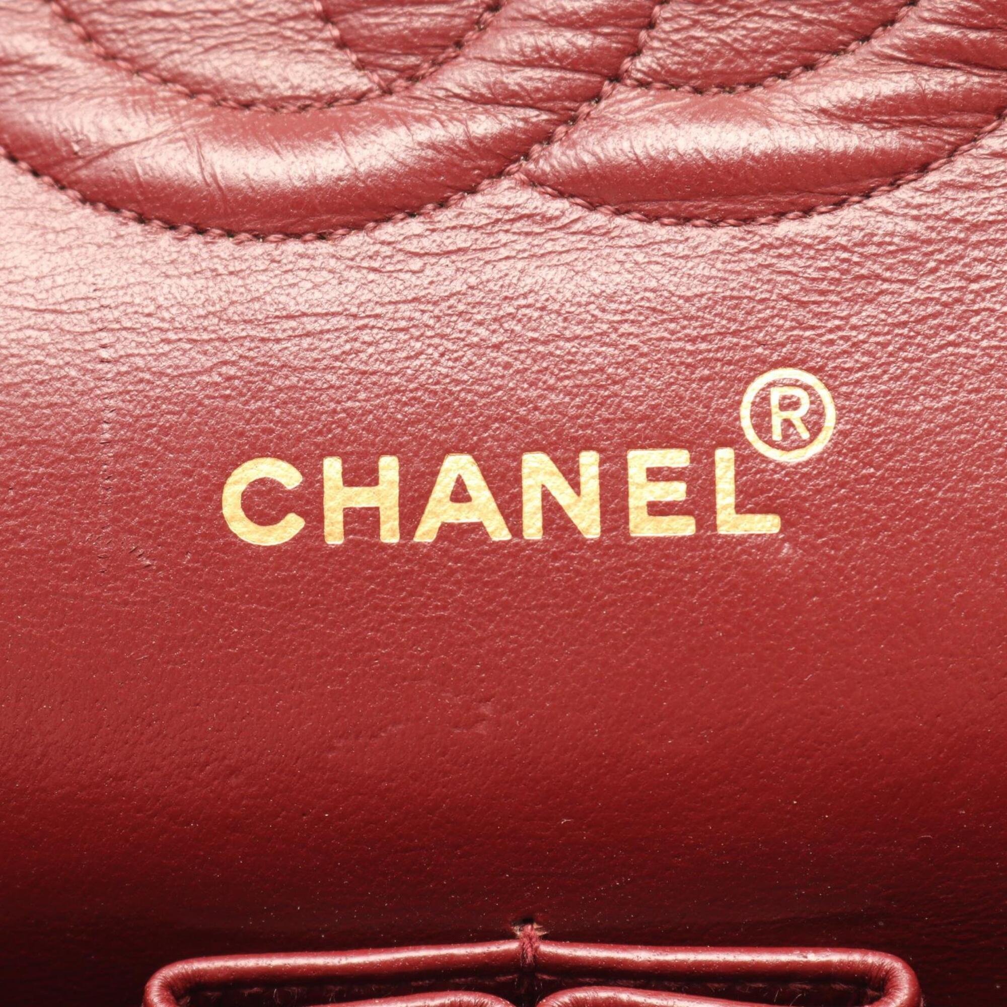 Chanel Black Leather Handbag Shoulder Bag (Pre-Owned)