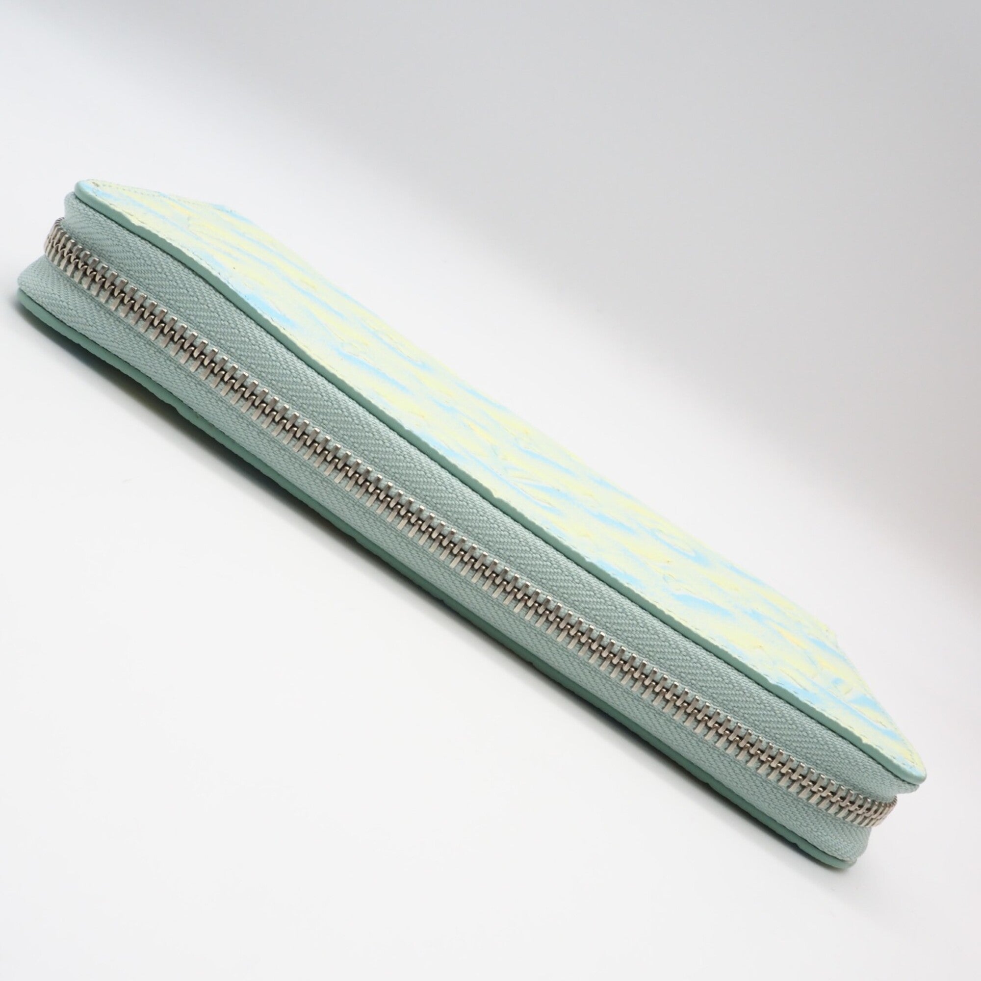 Louis Vuitton Monogram Empreinte Blue Yellow Long Wallet (Bi-Fold) (Pre-Owned)