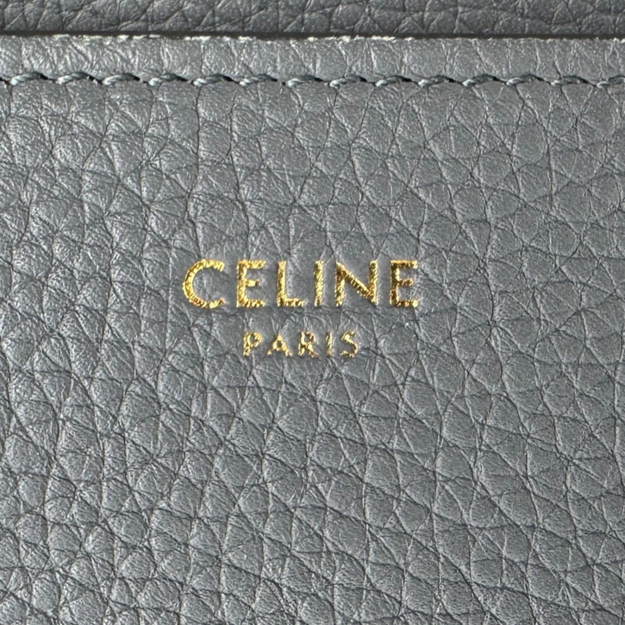 Celine Gray Leather Handbag (Pre-Owned)