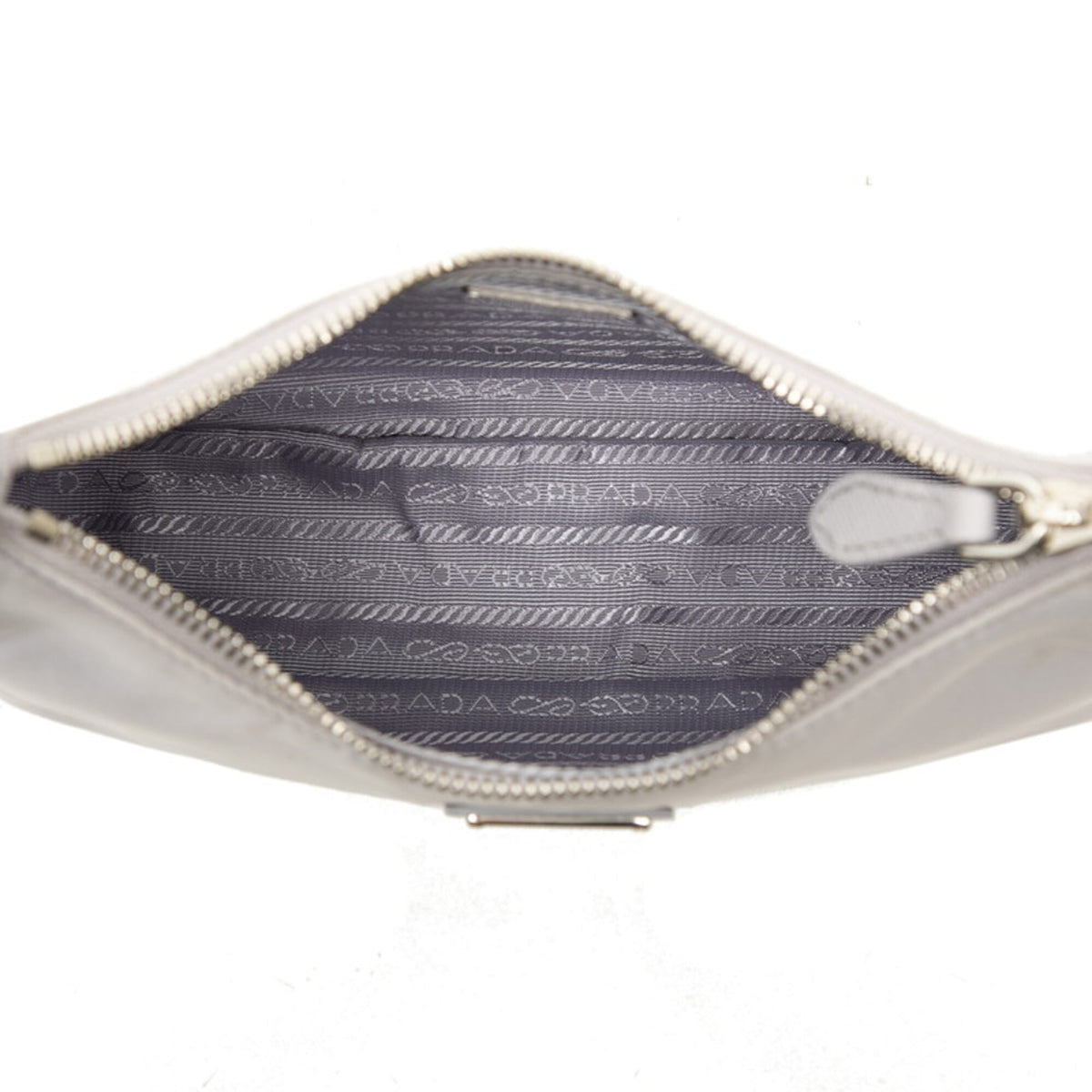 Prada Light Purple Nylon Leather Shoulder Bag (Pre-Owned)