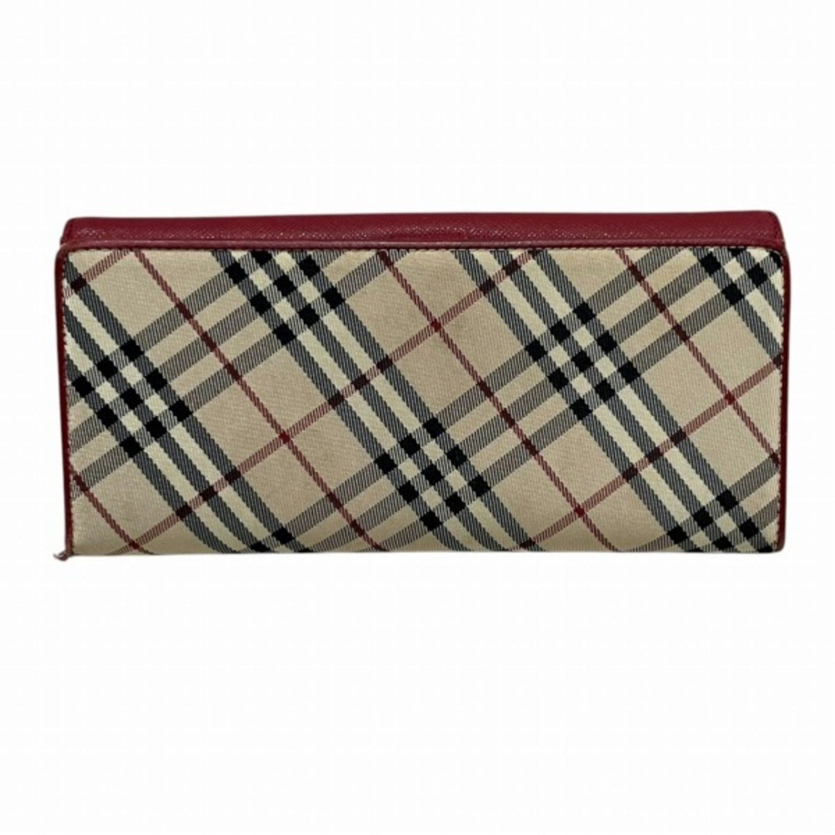 Burberry Multi-Color Leather Long Wallet (Bi-Fold) (Pre-Owned)