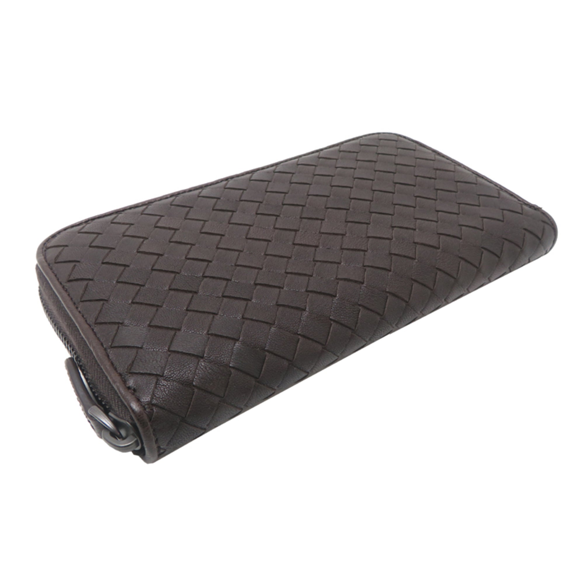 Bottega Veneta Brown Leather Long Wallet (Bi-Fold) (Pre-Owned)