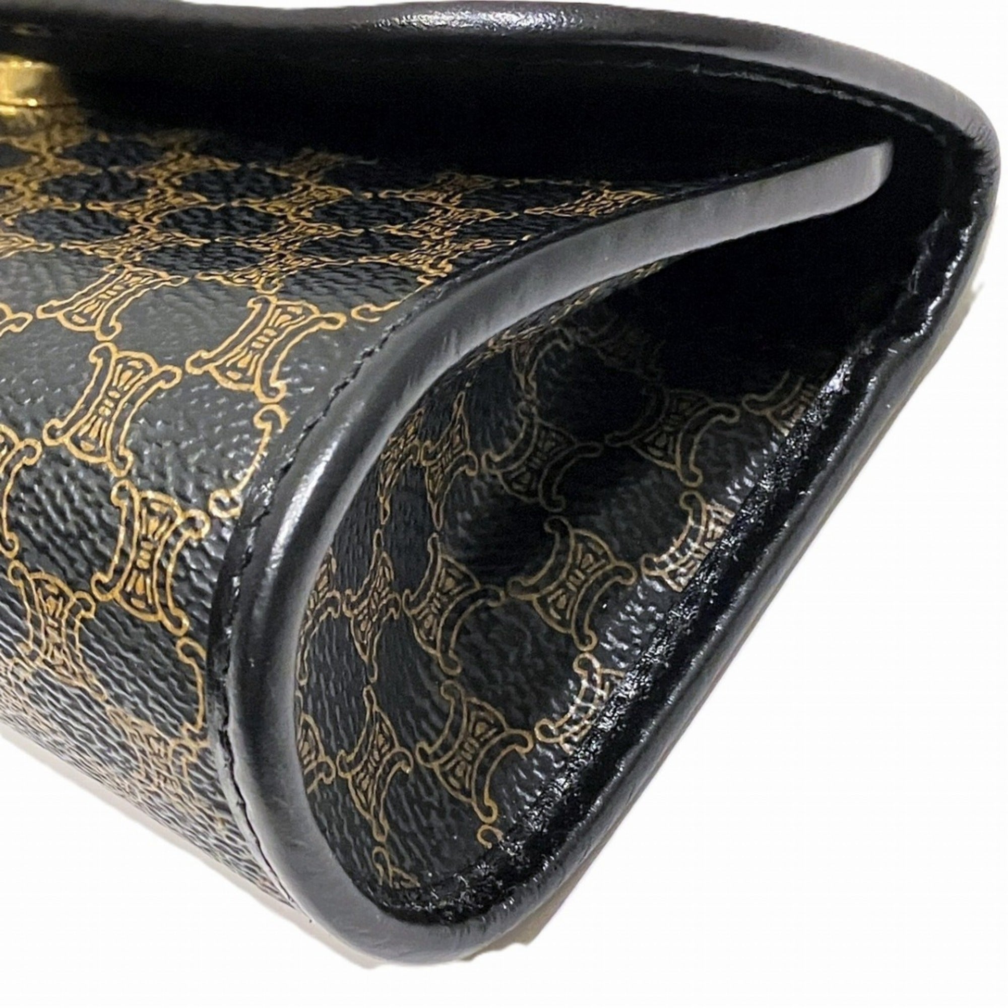 Celine Black Brown Pvc Handbag (Pre-Owned)