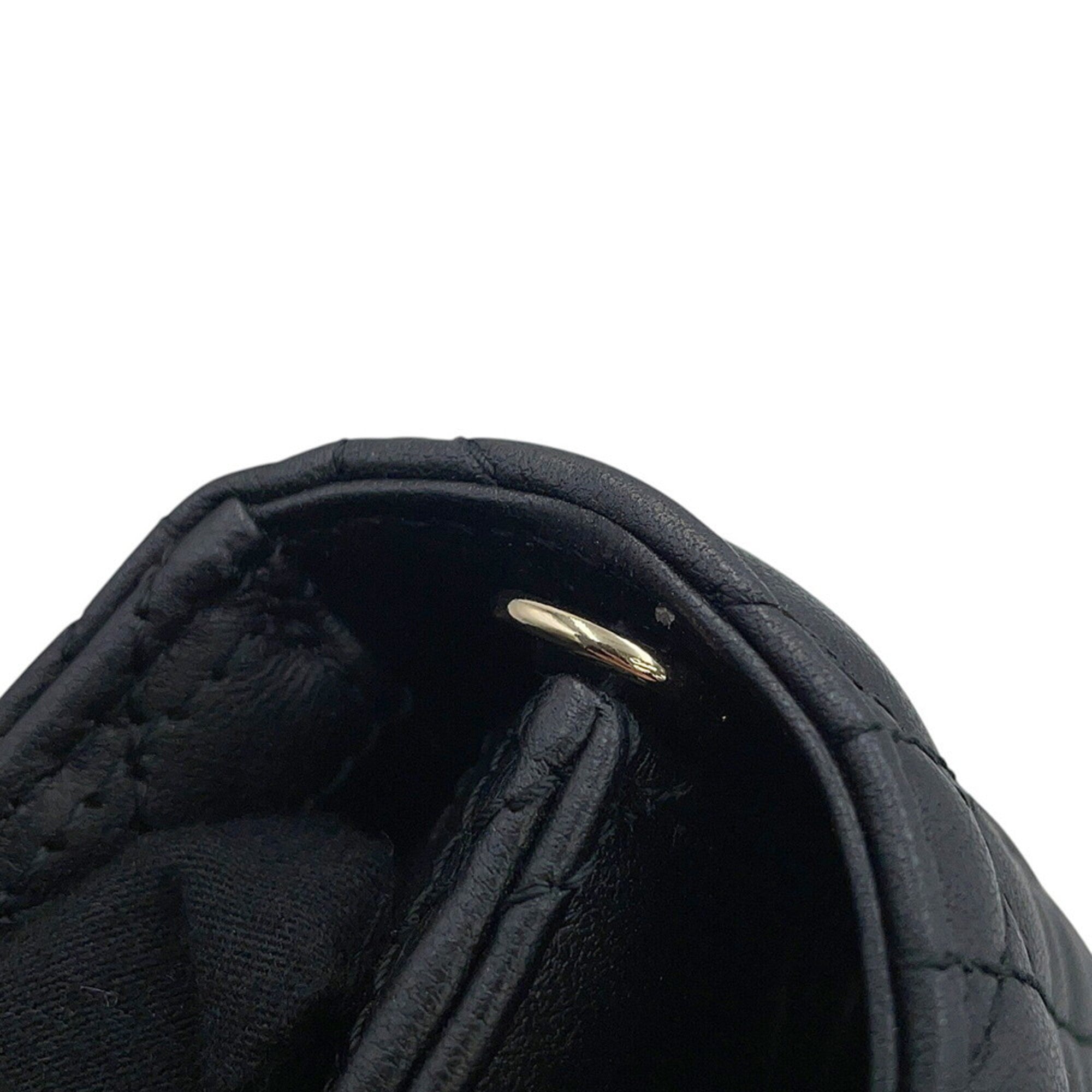 Christian Dior Black Leather Shoulder Bag (Pre-Owned)