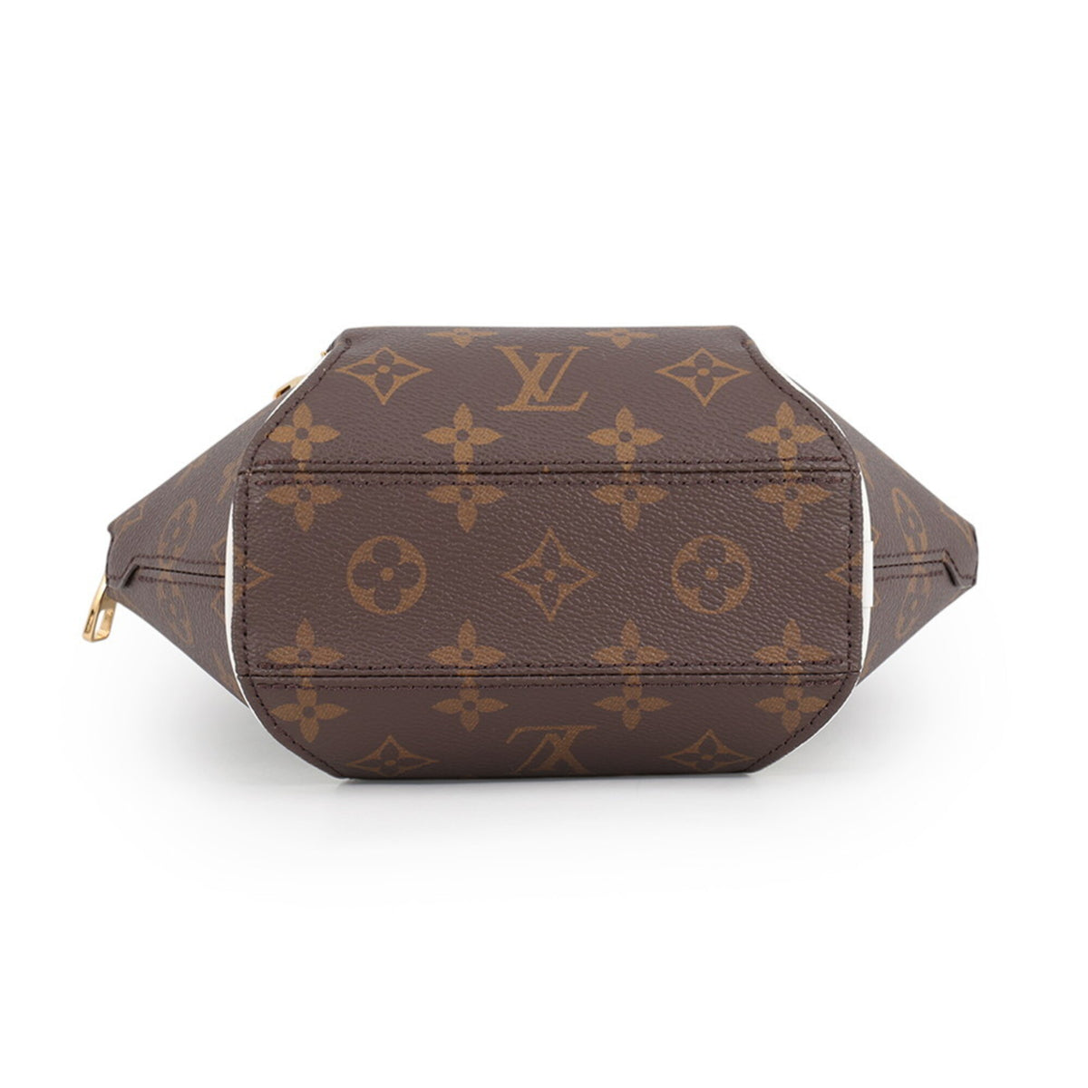 Louis Vuitton Brown Monogram White Yellow Monogram Handbag (Pre-Owned)