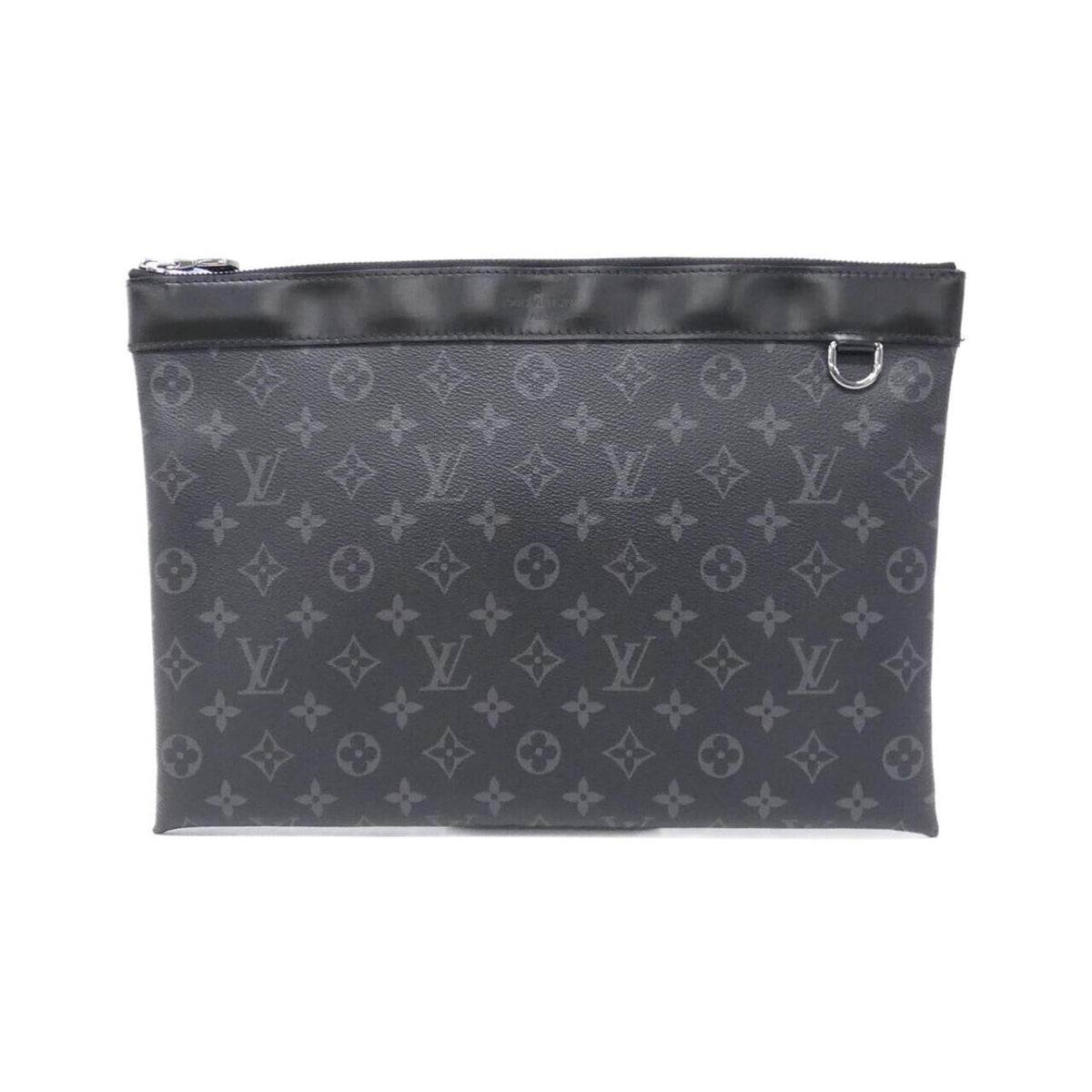 Louis Vuitton Black Coated Canvas Handbag Pochette (Pre-Owned)