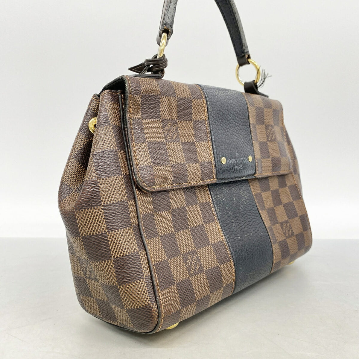 Louis Vuitton Ebene Noir Handbag (Pre-Owned)