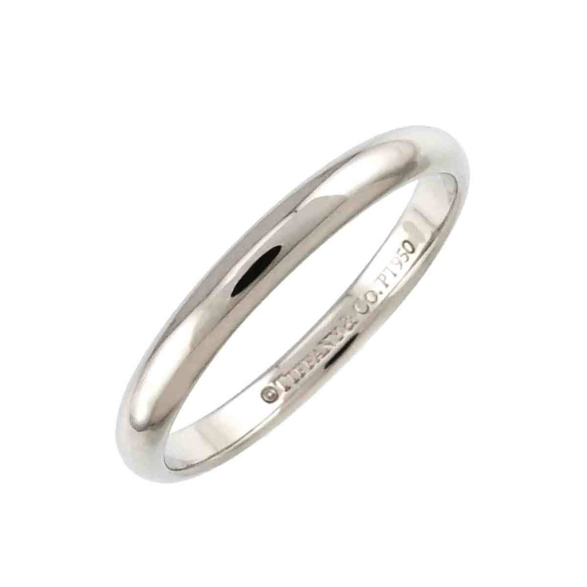 Tiffany Silver Platinum 950 Band Ring (Pre-Owned)